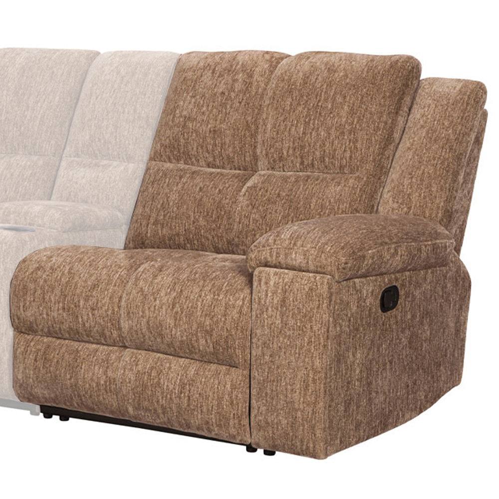 Bronco - Manual Right Arm Facing Recliner - Plush Tobacco