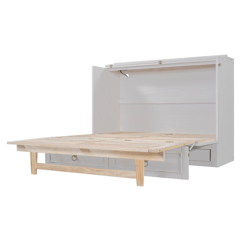 Murphy Bed With Large Drawers And Stylish Design