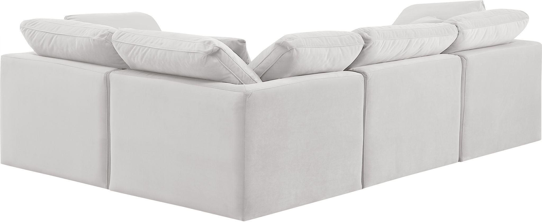 Indulge - Velvet 4 Piece Modular Corner Sectional - Urban Living Furniture (Los Angeles, CA)
