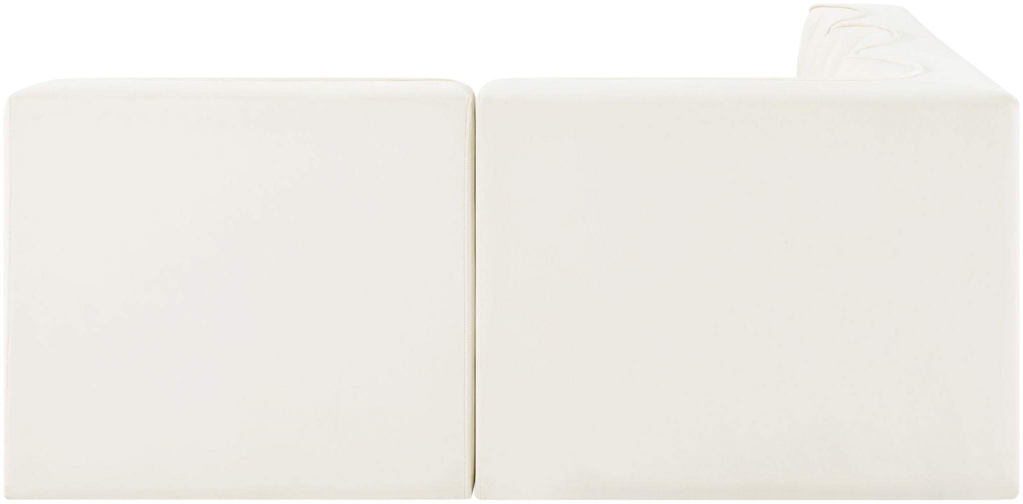 Rummi - Armless Velvet Performance Fabric Upholstered 4 Piece Modular Sectional - Urban Living Furniture (Los Angeles, CA)