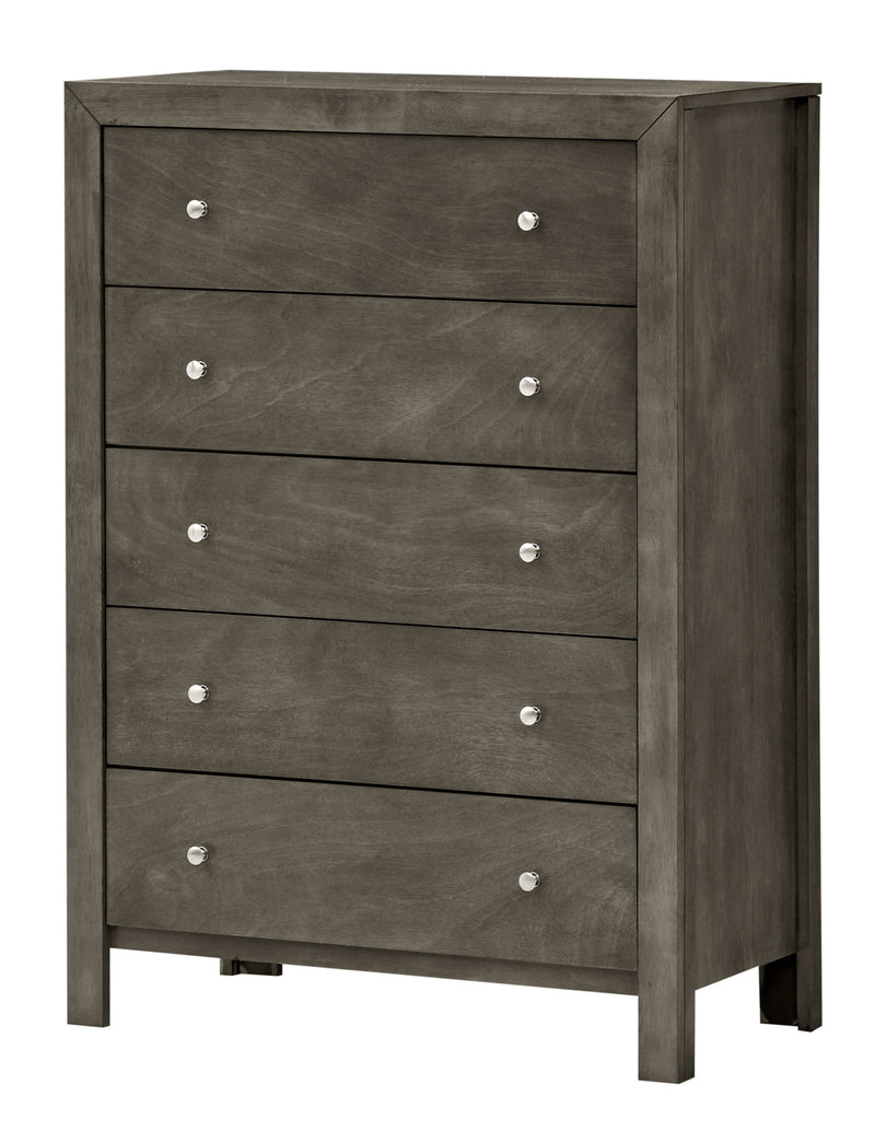 Elegant Transitional Storage Chest - Gray