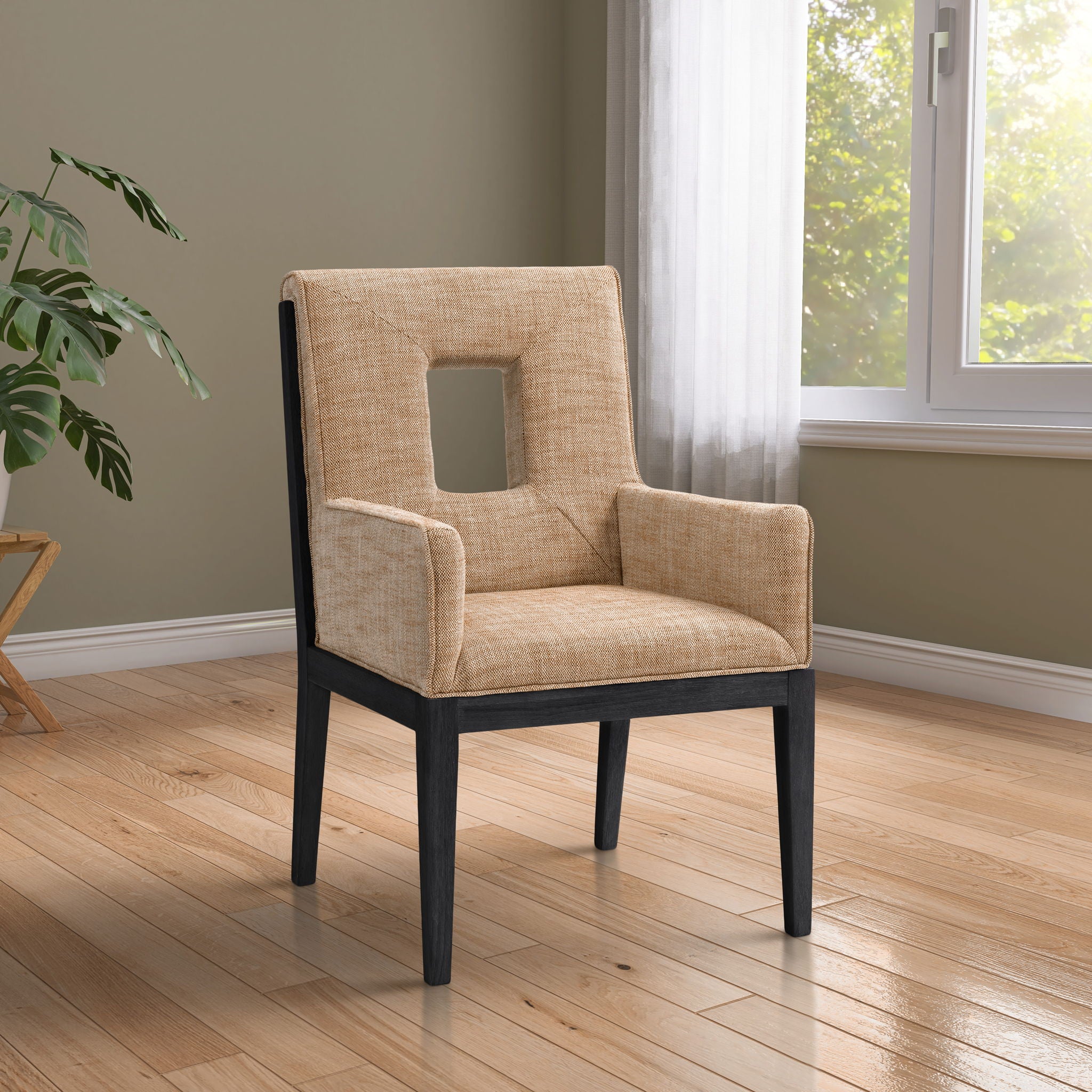 Gwendolyn - Dining Arm Chair With Black Frame - Urban Living Furniture (Los Angeles, CA)