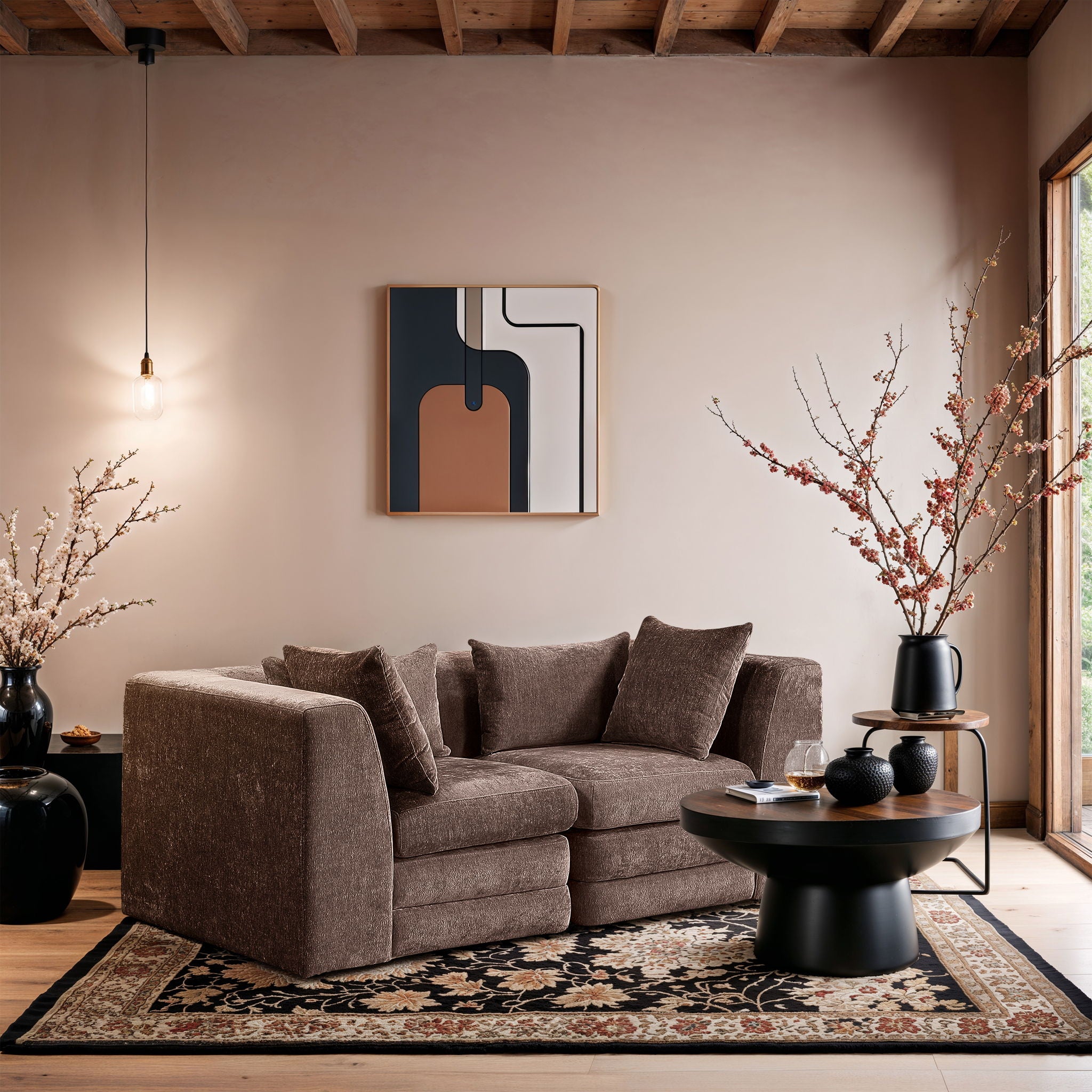 Stellar - 2 Piece 76" Upholstered Modular Loveseat - Urban Living Furniture (Los Angeles, CA)