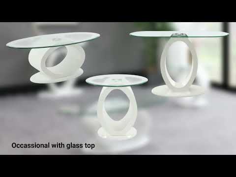 Khaim - Coffee Table - White High Gloss - Urban Living Furniture (Los Angeles, CA)