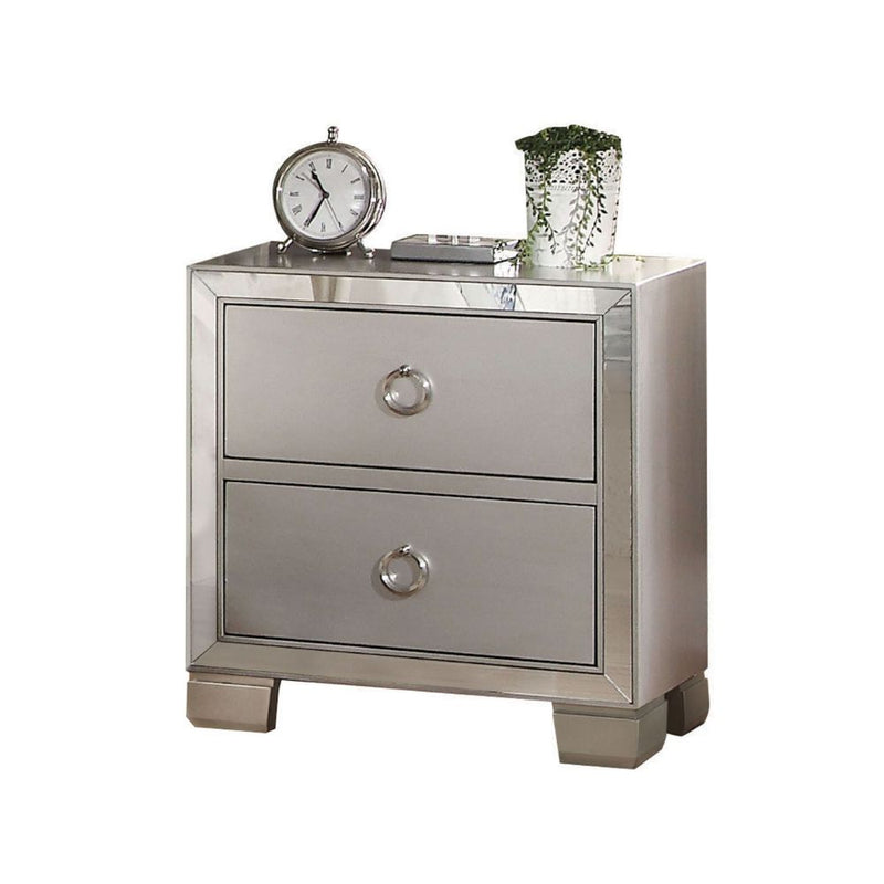Voeville II - Nightstand - Platinum - Urban Living Furniture (Los Angeles, CA)
