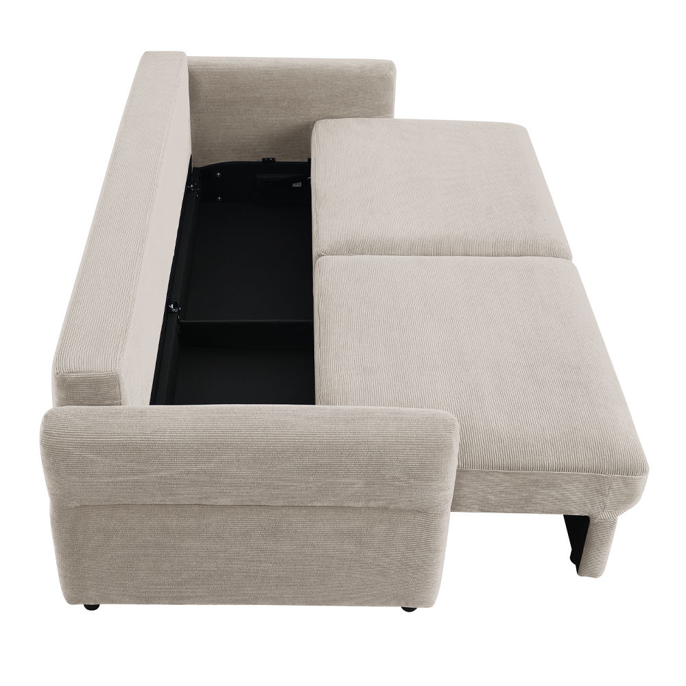 Haran - Sofa With Sleeper - Beige - Urban Living Furniture (Los Angeles, CA)