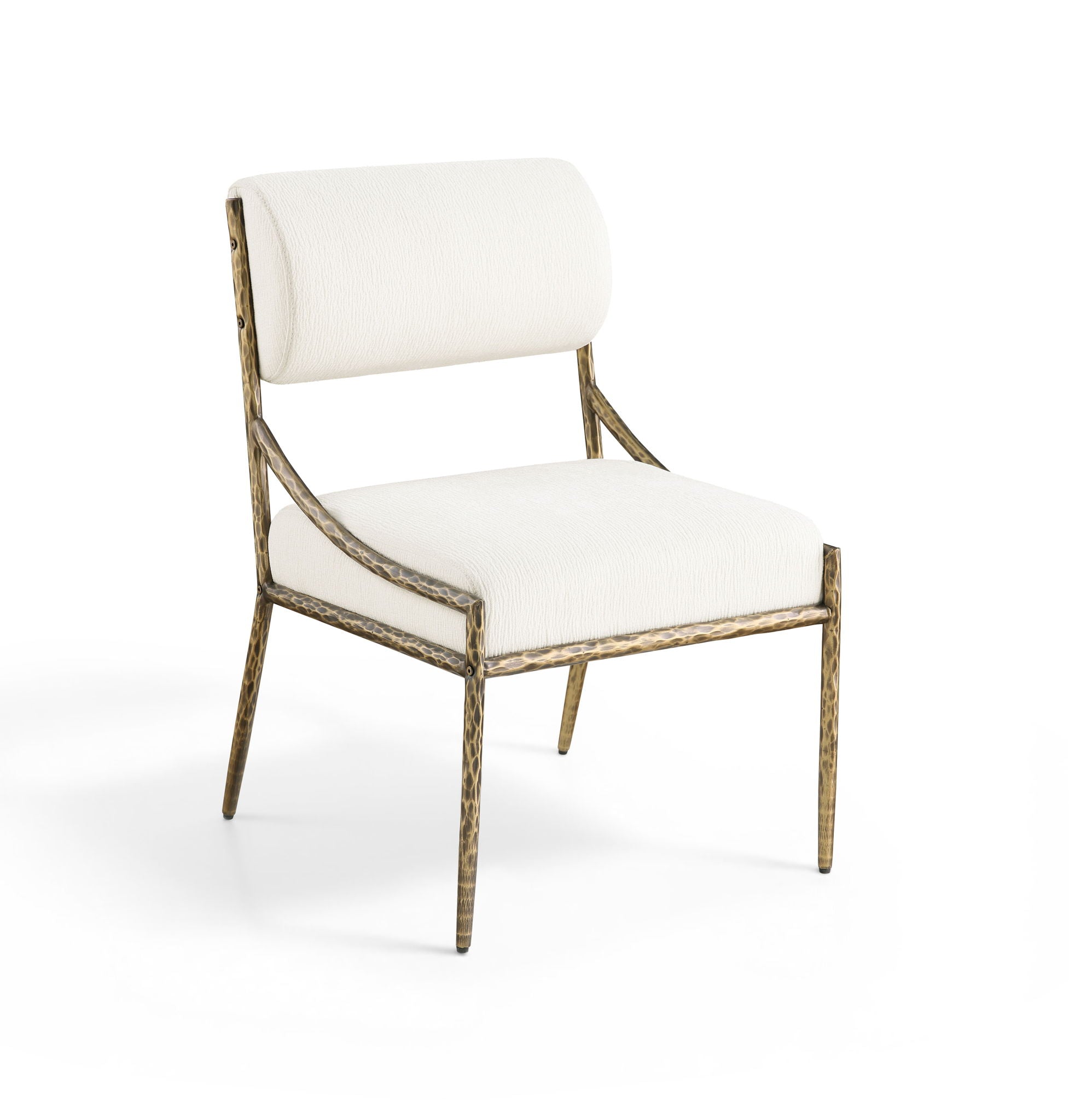Bastille - Upholstered Dining Side Chair (Set of 2) - Brass Frame - Urban Living Furniture (Los Angeles, CA)