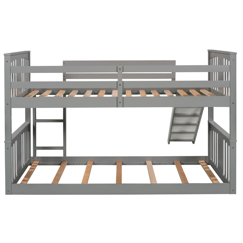 Bunk Bed With Convertible Ladder And Slide