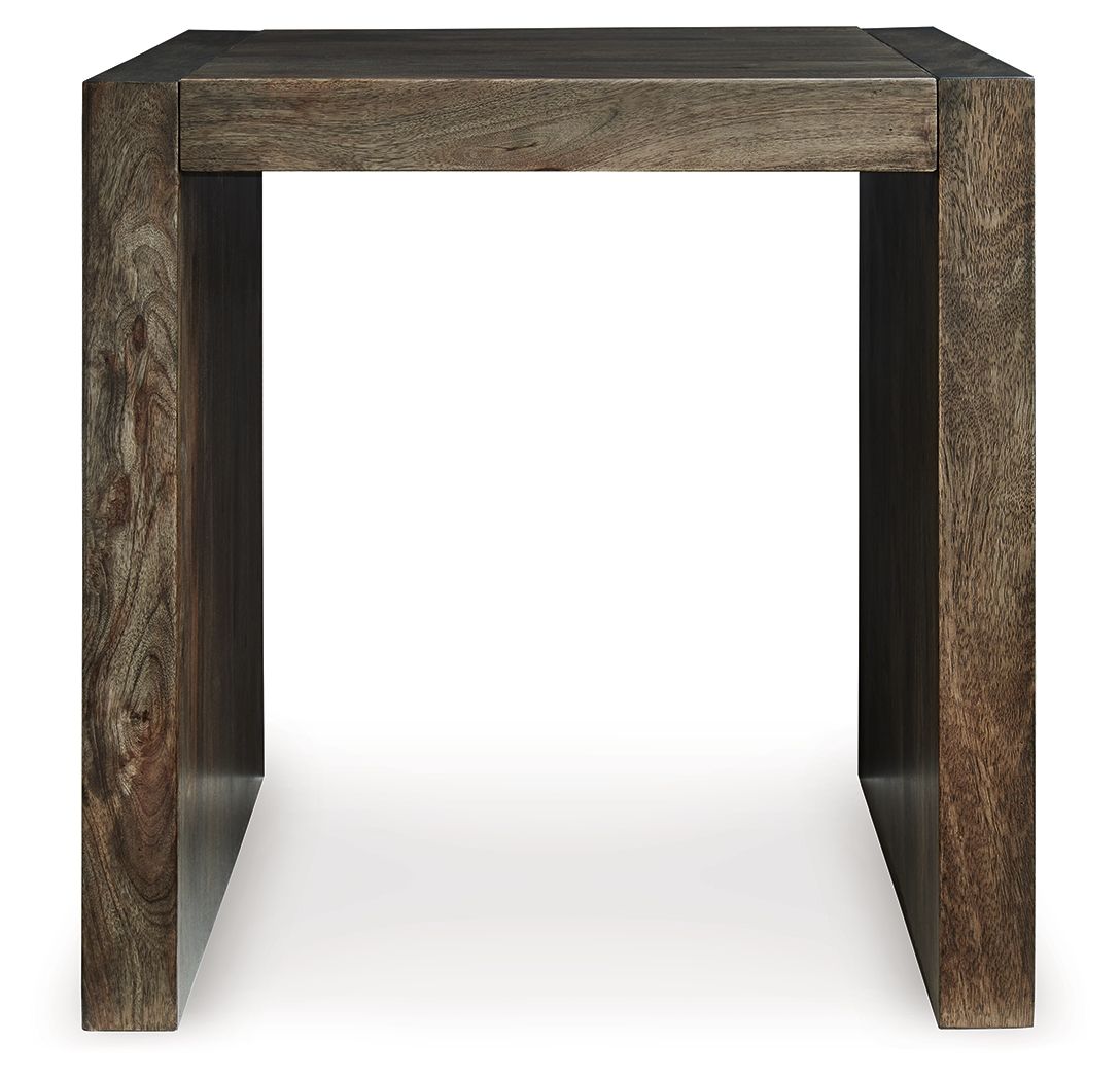 Dreggan - Brown - Square End Table - Urban Living Furniture (Los Angeles, CA)