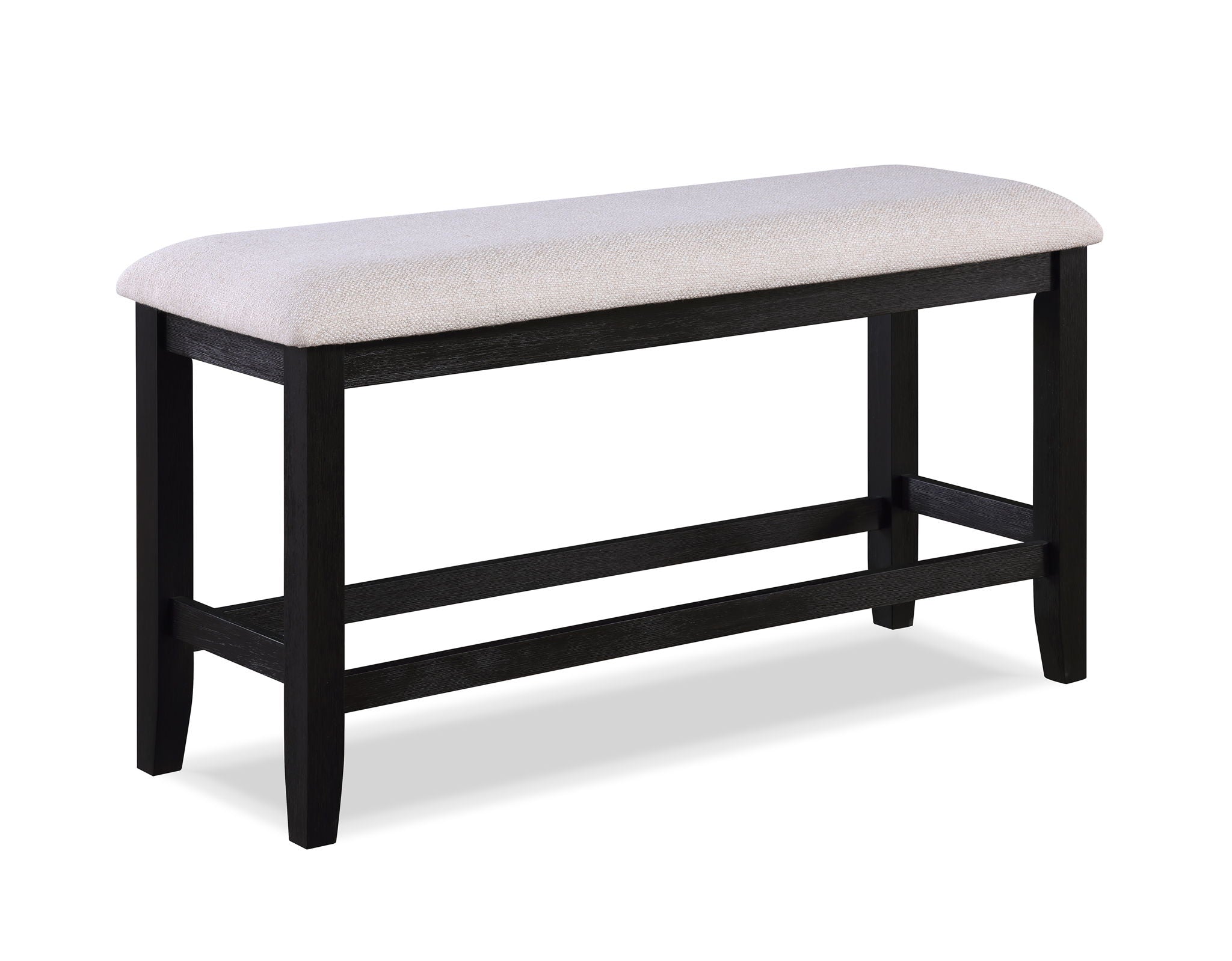 Regent - Cntr Height Bench - Charcoal Black - Urban Living Furniture (Los Angeles, CA)