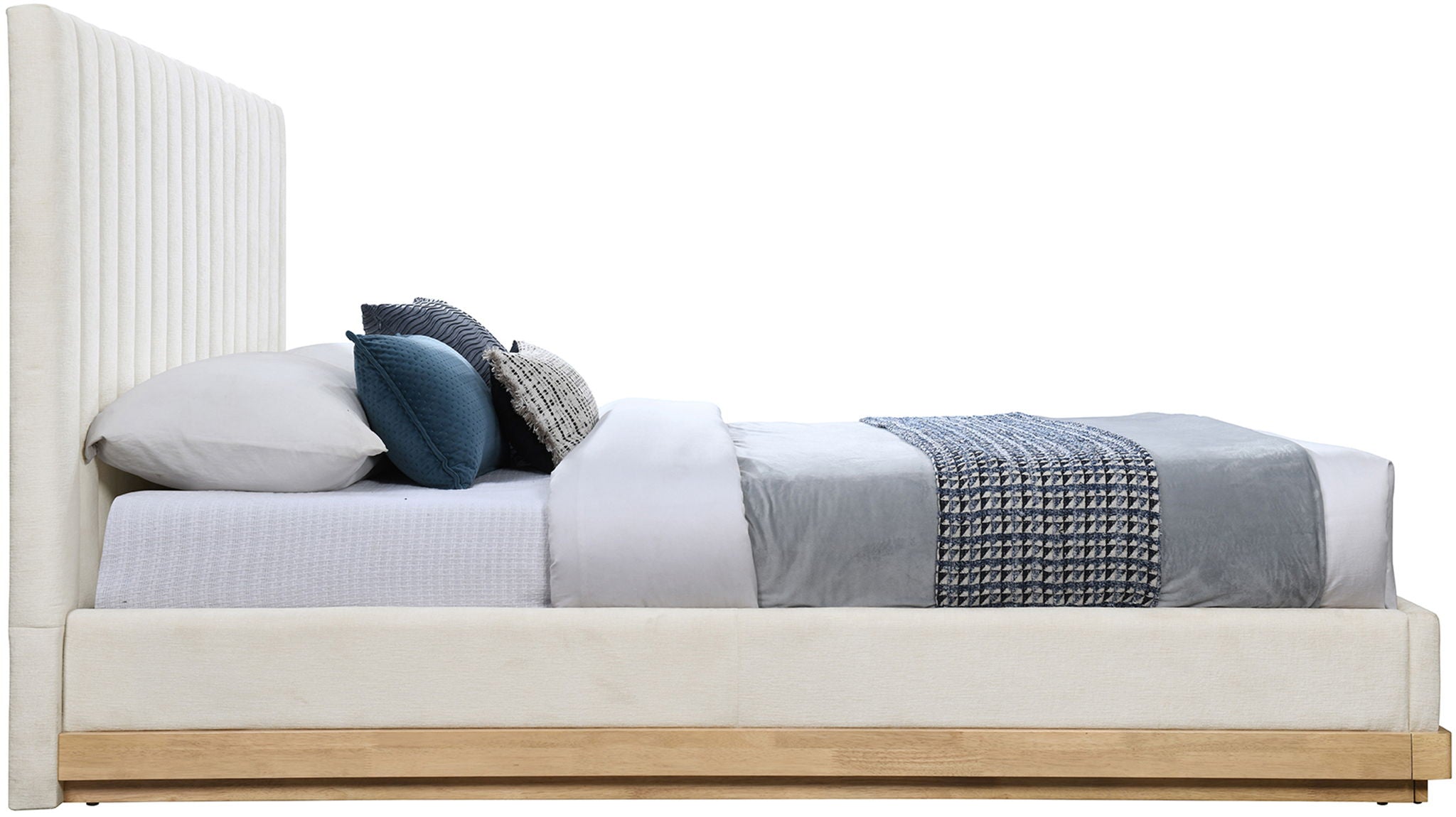 Emmet - Fabric Bed - Light Brown Base - Urban Living Furniture (Los Angeles, CA)