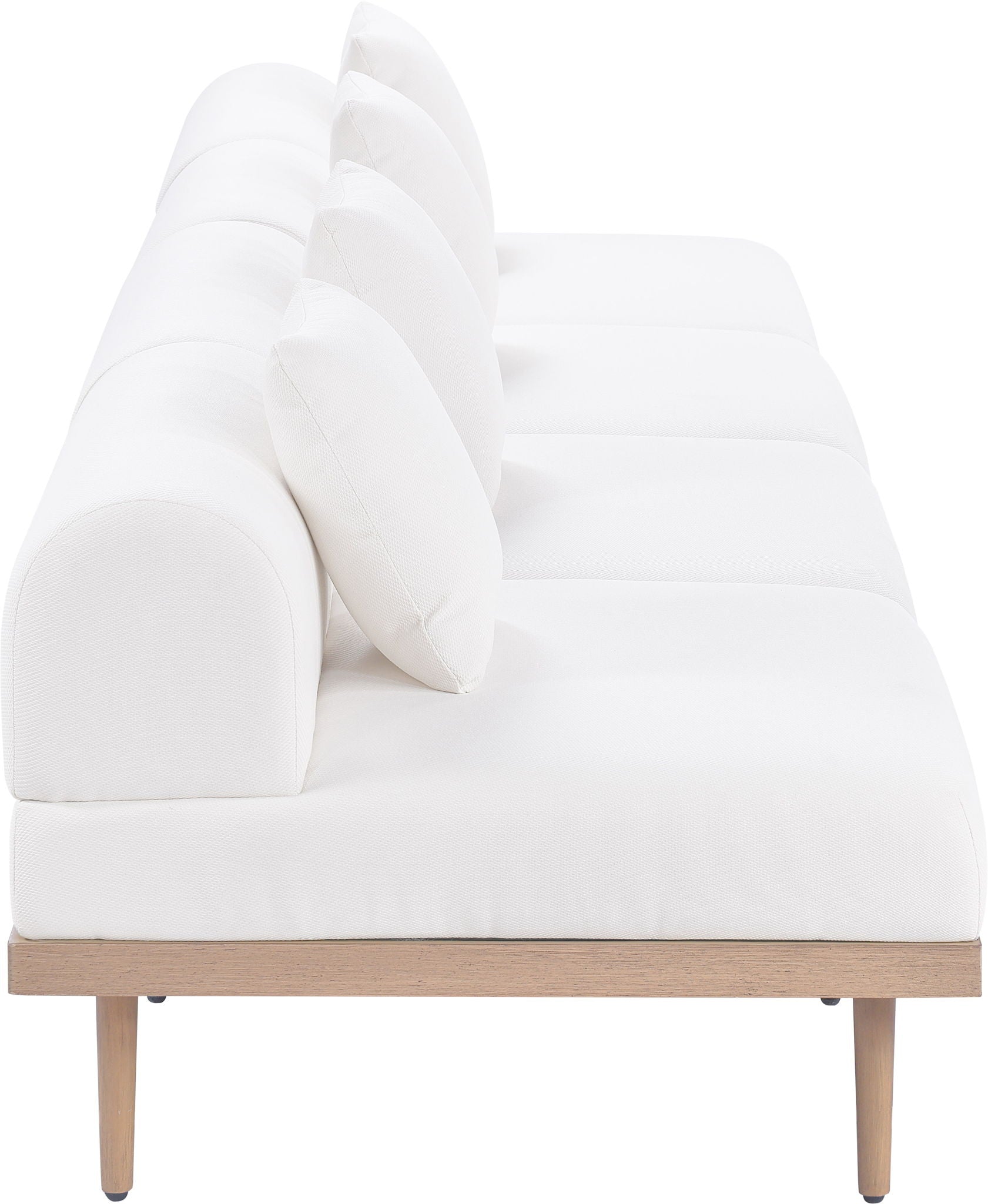 Laguna - 4 Piece 142" Upholstered Outdoor Patio Modular Armless Sofa - Urban Living Furniture (Los Angeles, CA)