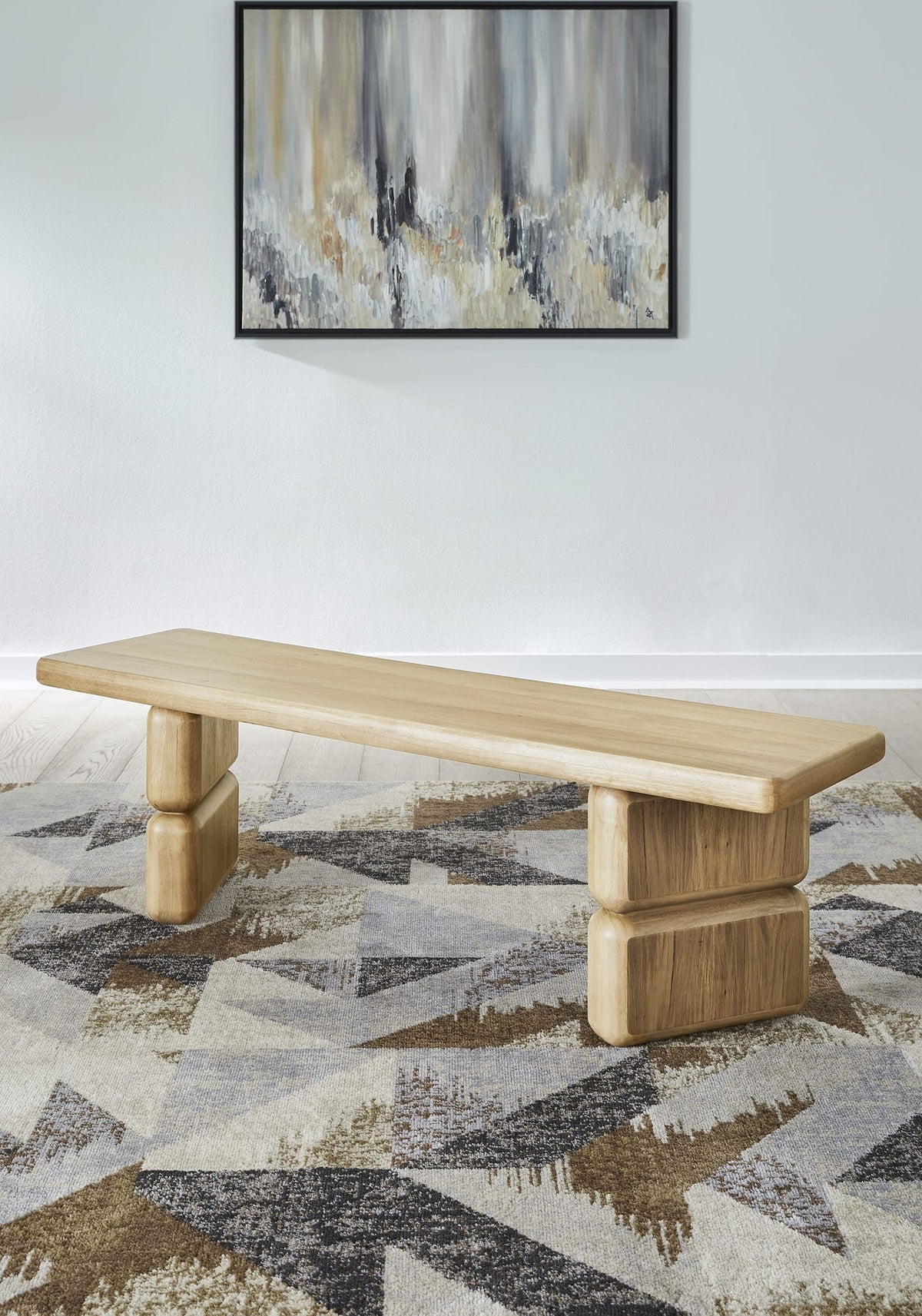 Nia - Acacia Wood Dining Bench - Lioness