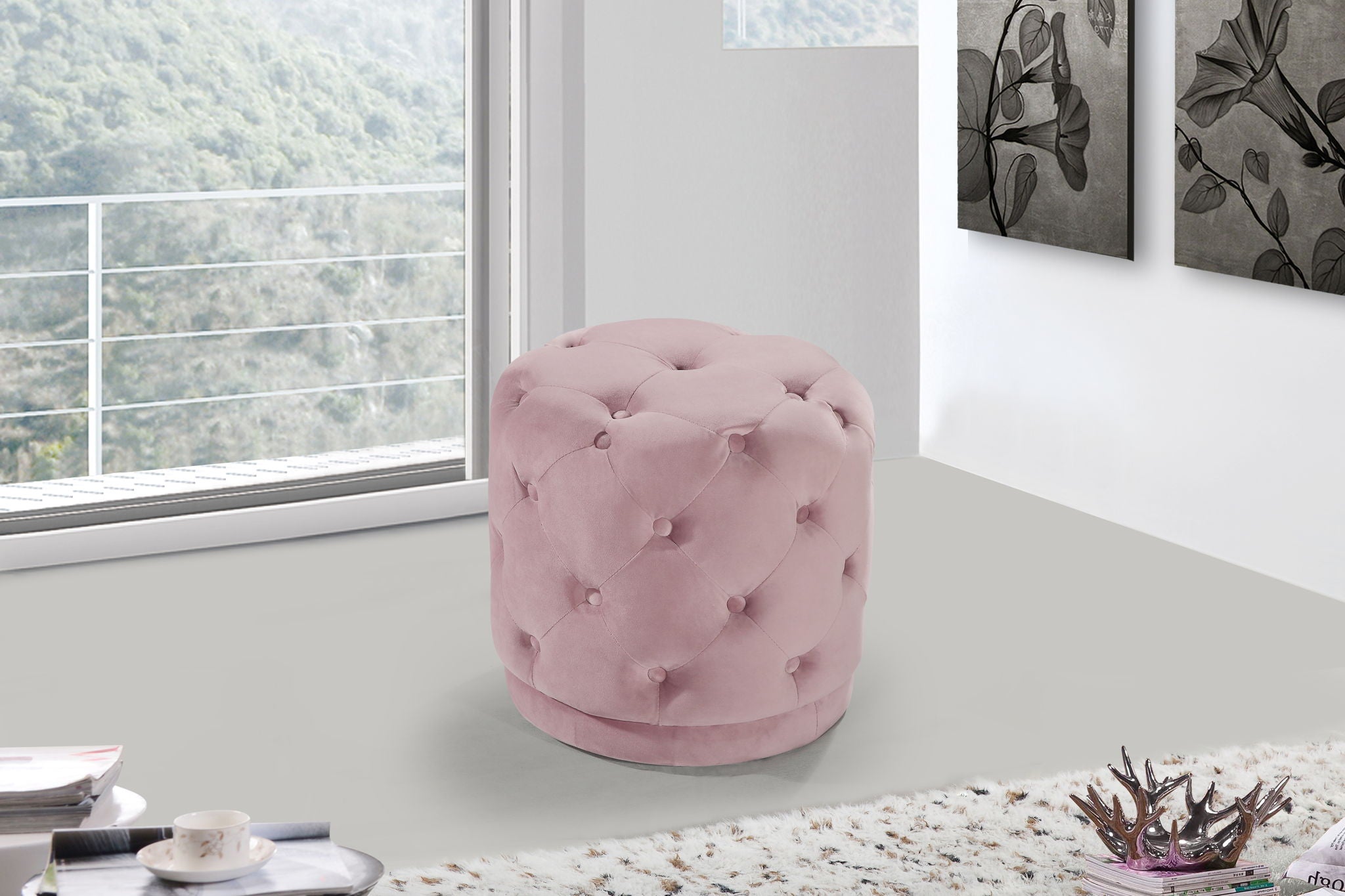 Harper - Stool Ottoman - Urban Living Furniture (Los Angeles, CA)