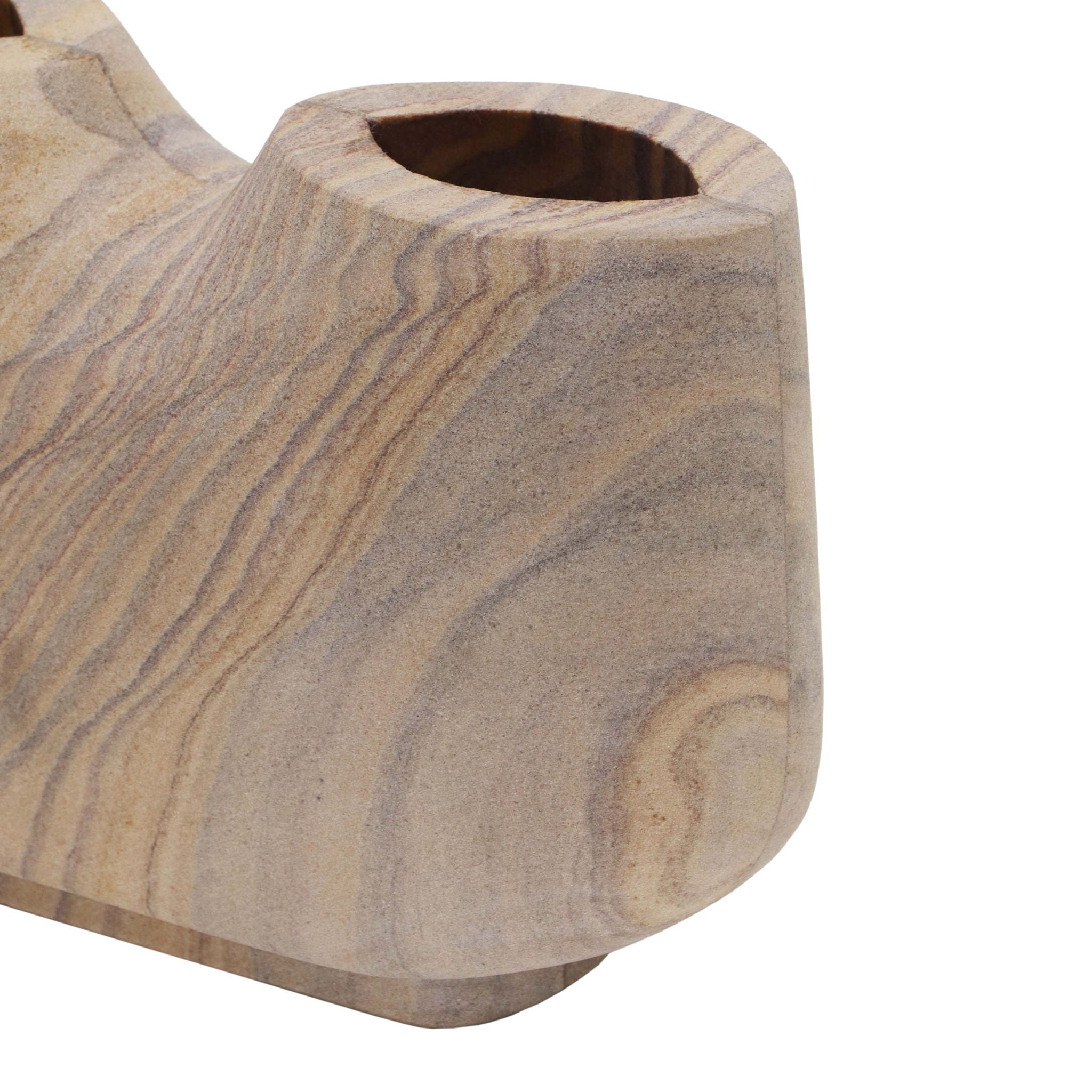 Saava - Rainbow Stone Vase - Natural - Urban Living Furniture (Los Angeles, CA)