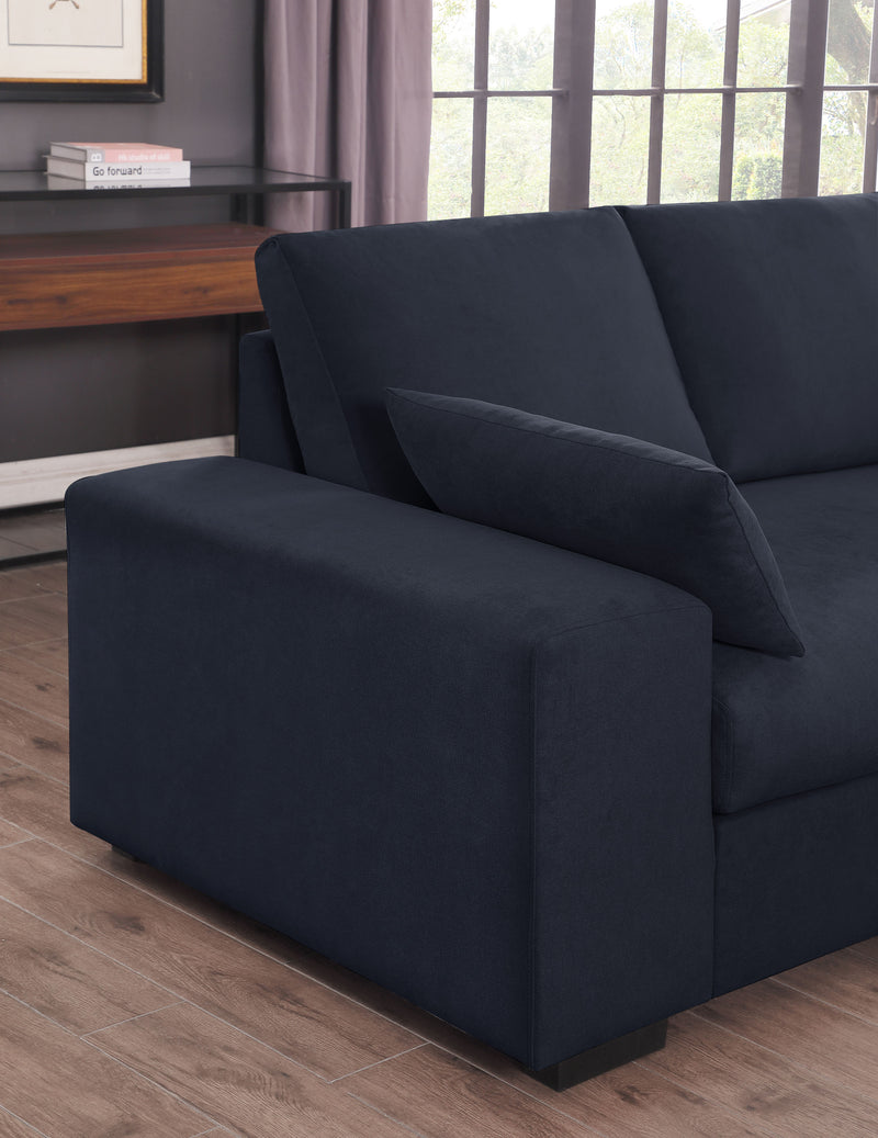 Joshua - 100" Sectional Sofa with Right Facing Chaise and Console Ottoman - Urban Living Furniture (Los Angeles, CA)