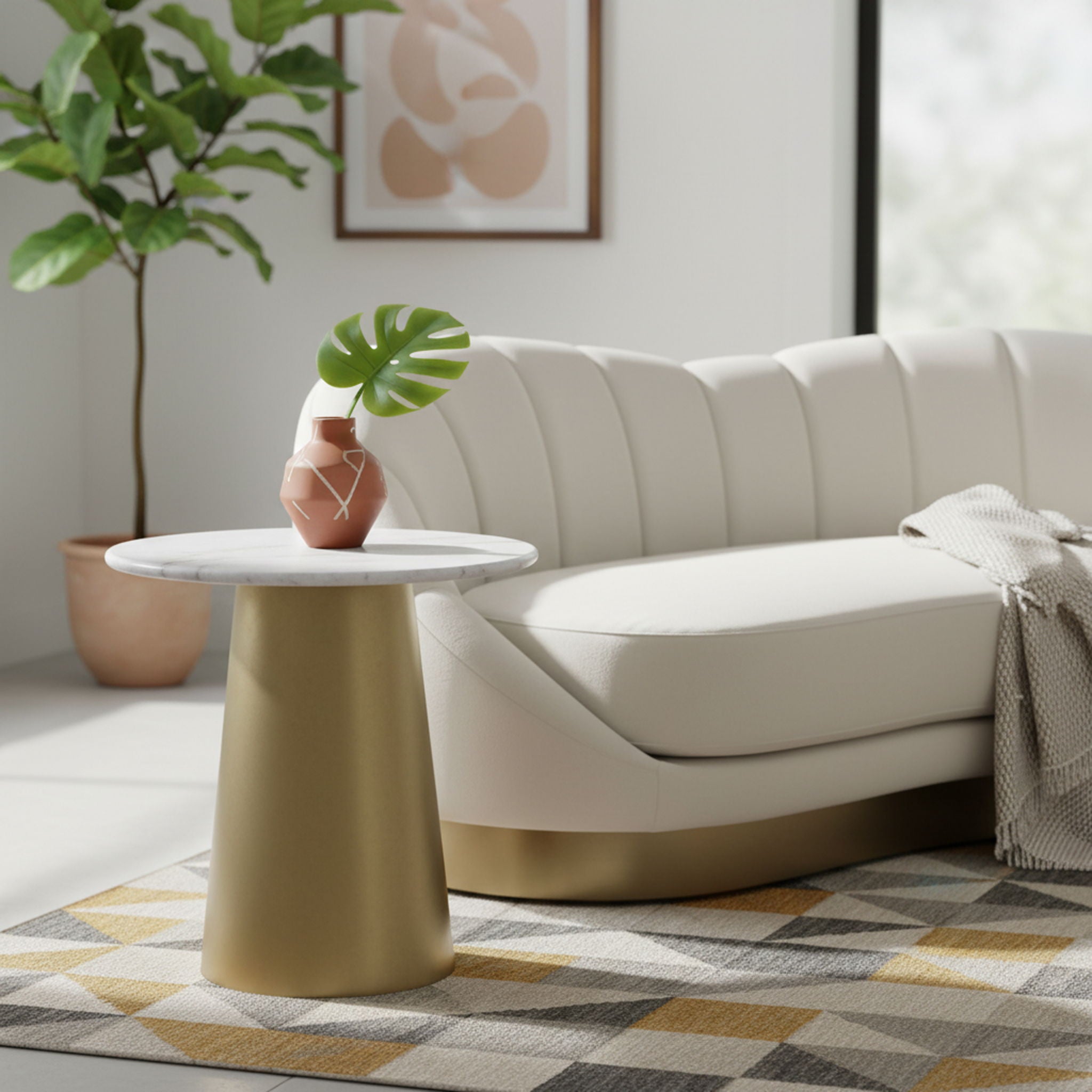 Sorrento - Metal Table - Urban Living Furniture (Los Angeles, CA)