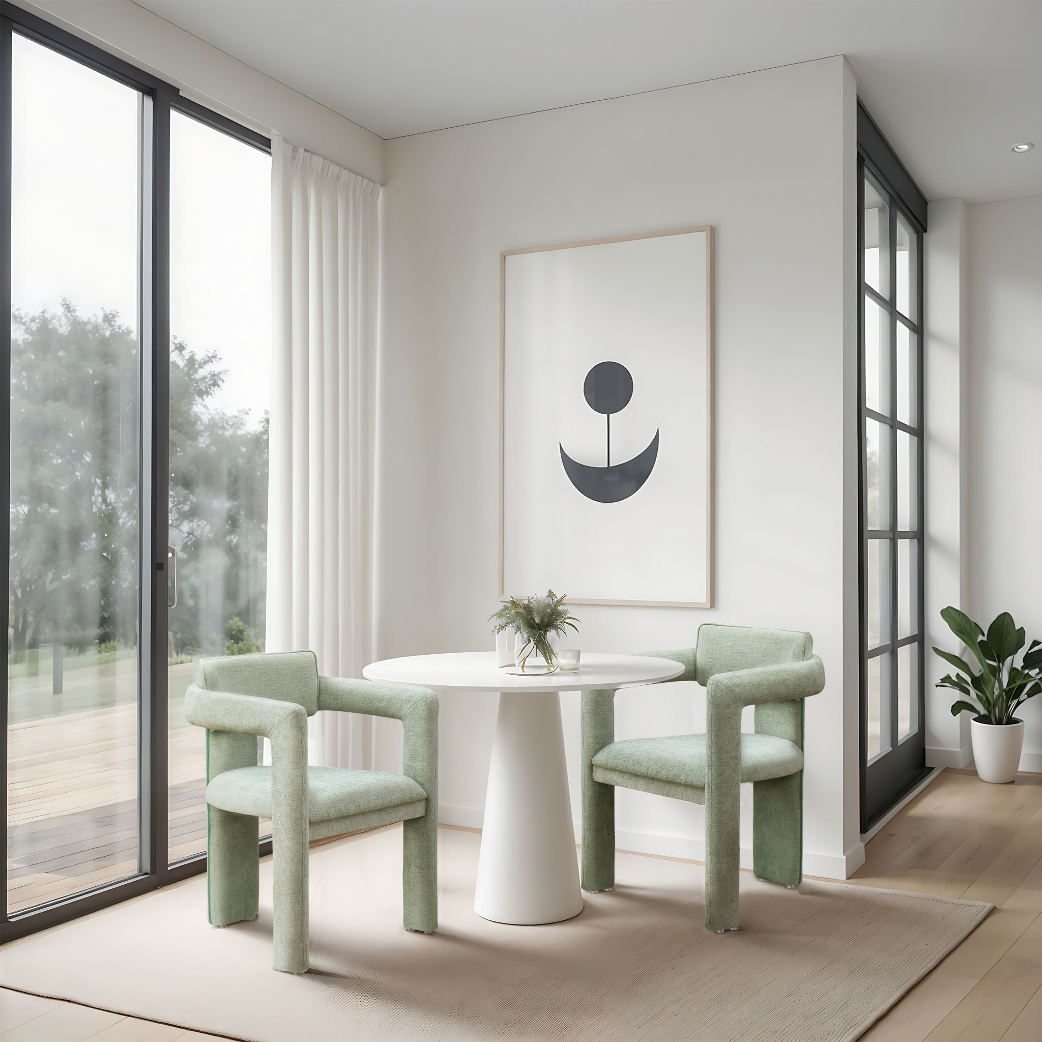 Brenda - Chenille  Dining Chair (Set of 2) - Urban Living Furniture (Los Angeles, CA)