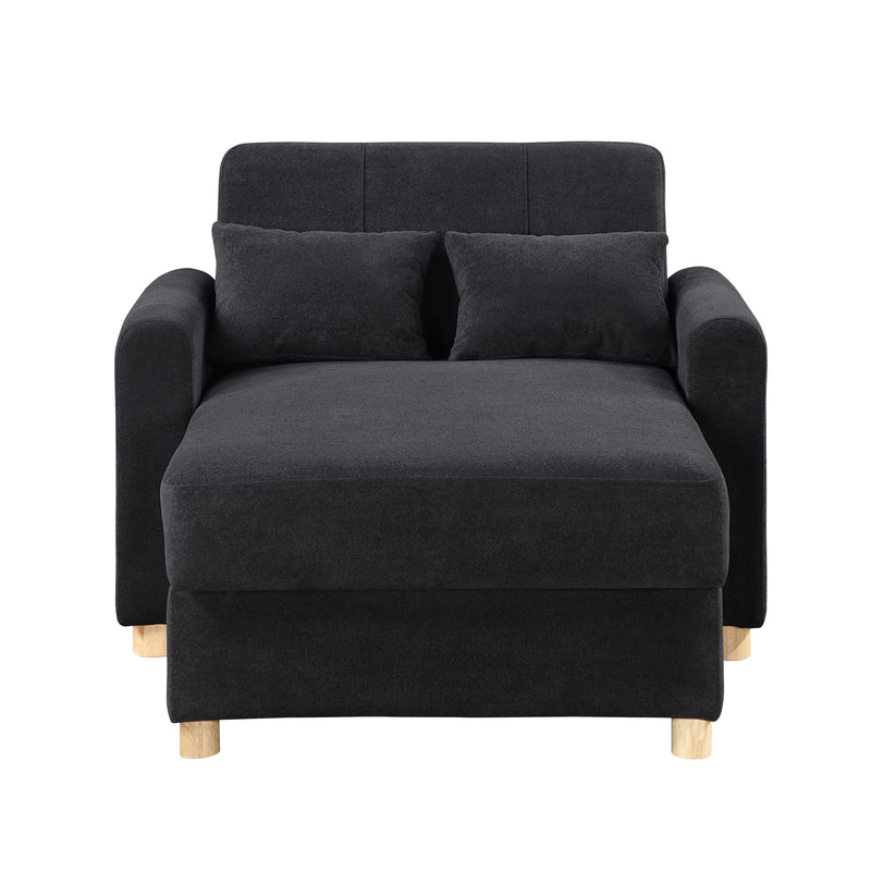 Thomas - 42.5" Convertible Sleeper Chaise Lounge Chair with Storage - Urban Living Furniture (Los Angeles, CA)