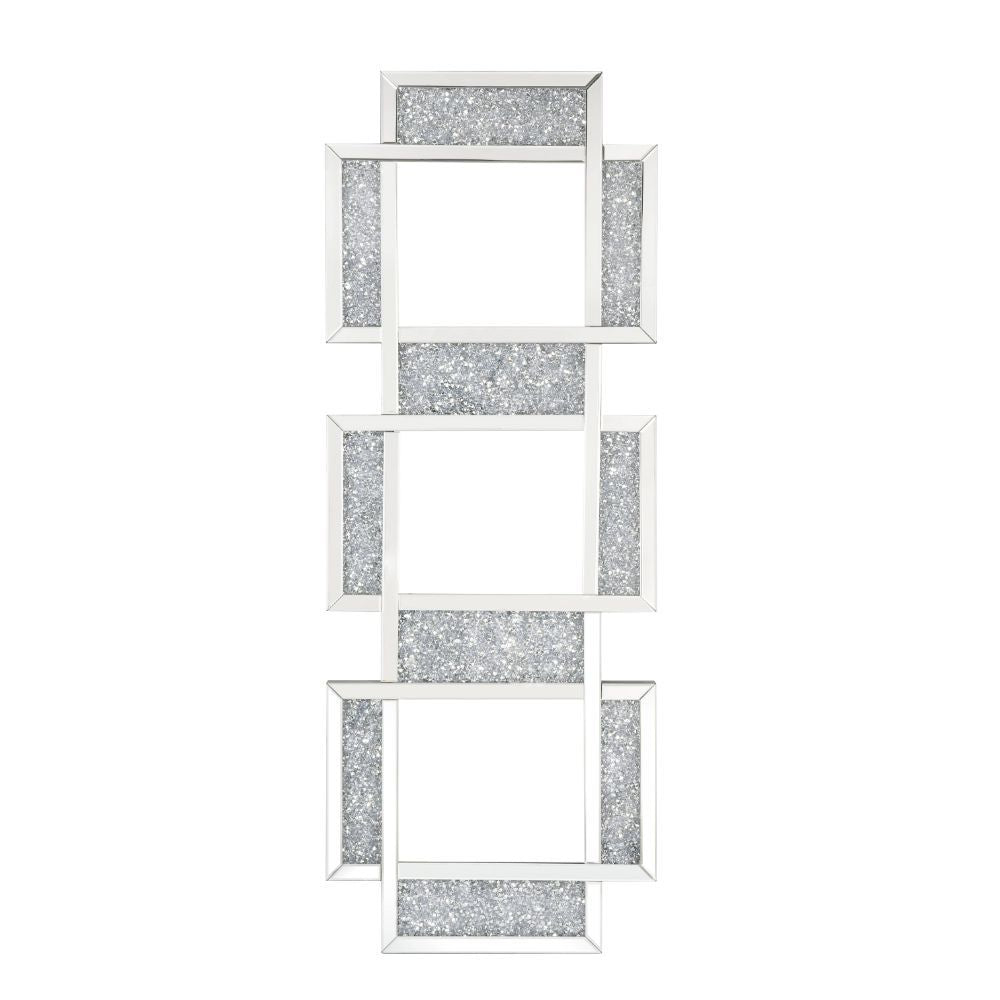 Noralie - 63" Accent Mirror - Mirrored & Faux Diamonds - Urban Living Furniture (Los Angeles, CA)