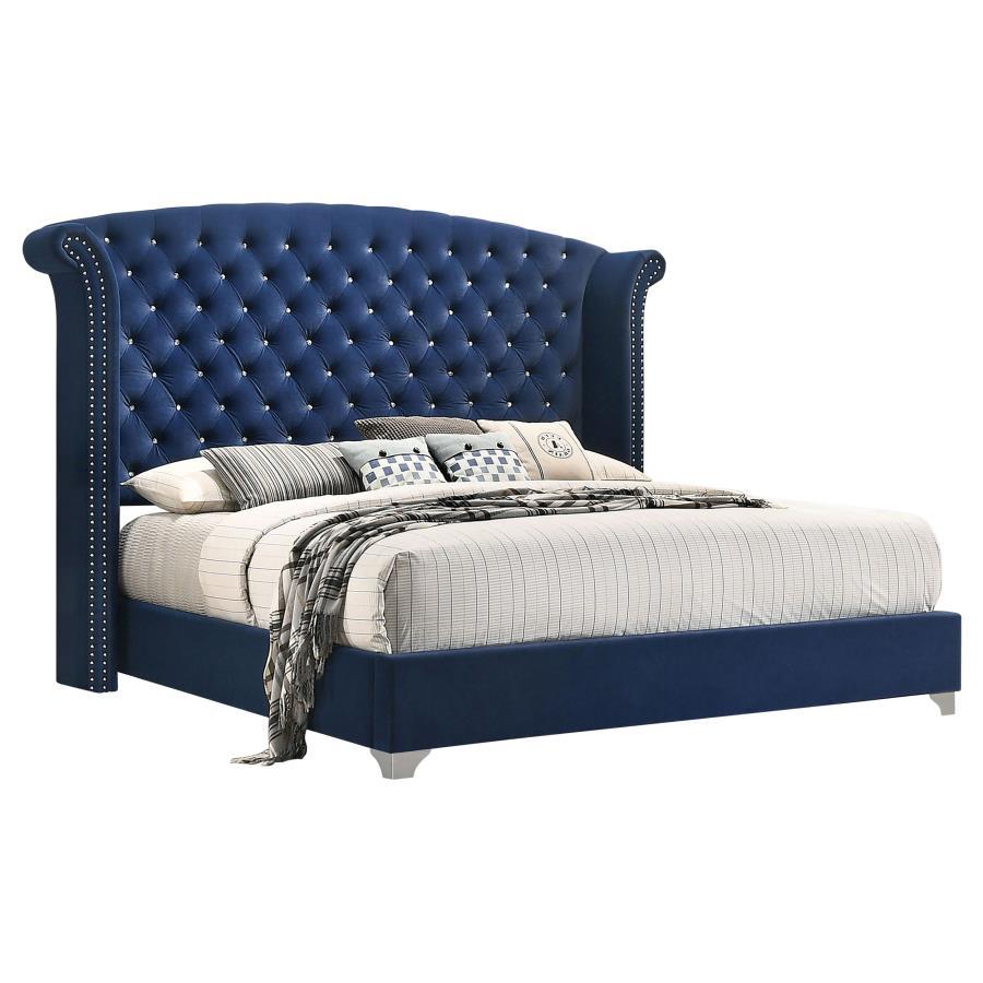 Melody - Upholstered Wingback Bed - Urban Living Furniture (Los Angeles, CA)