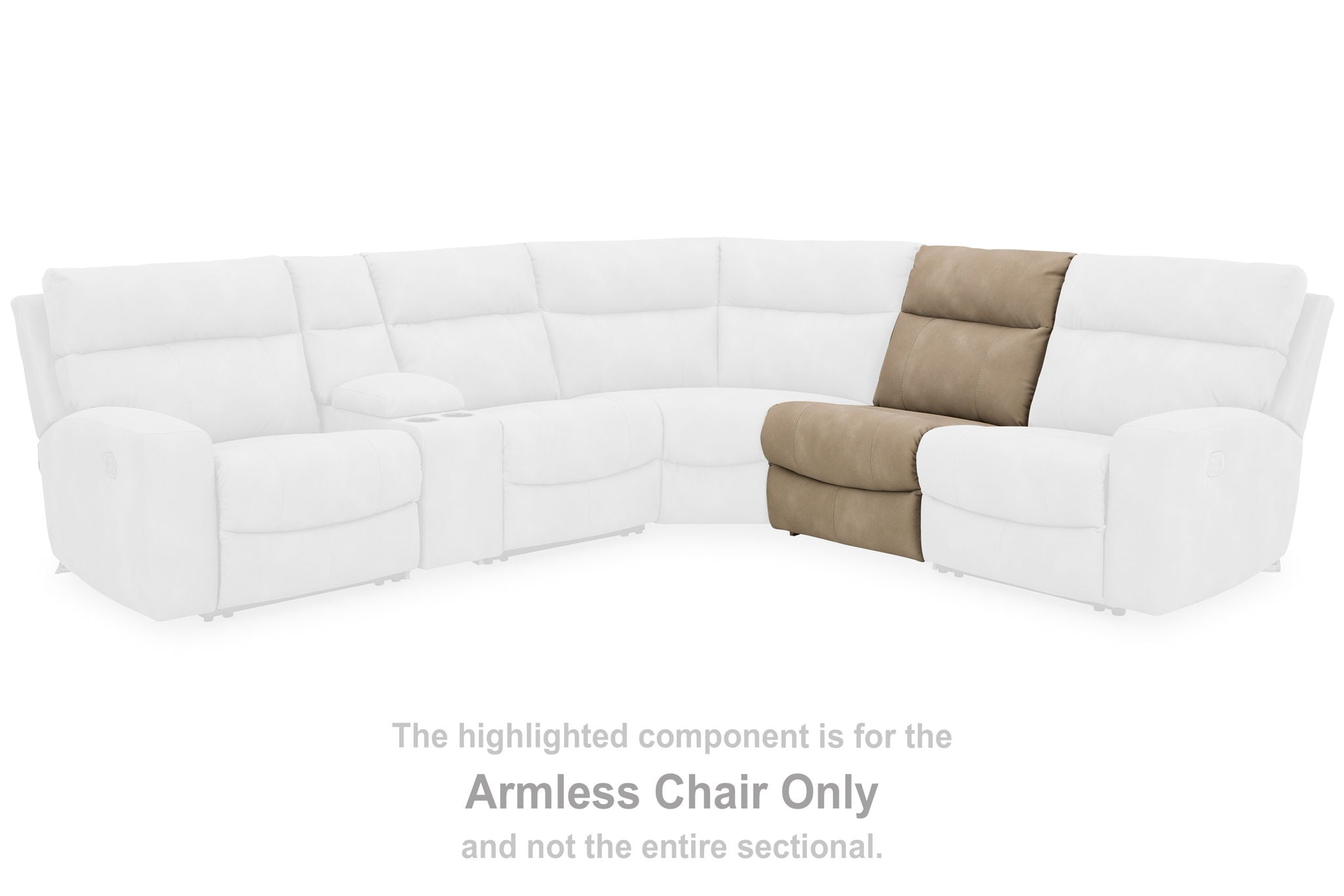 Next-gen Durapella - Sand - Armless Chair - Urban Living Furniture (Los Angeles, CA)
