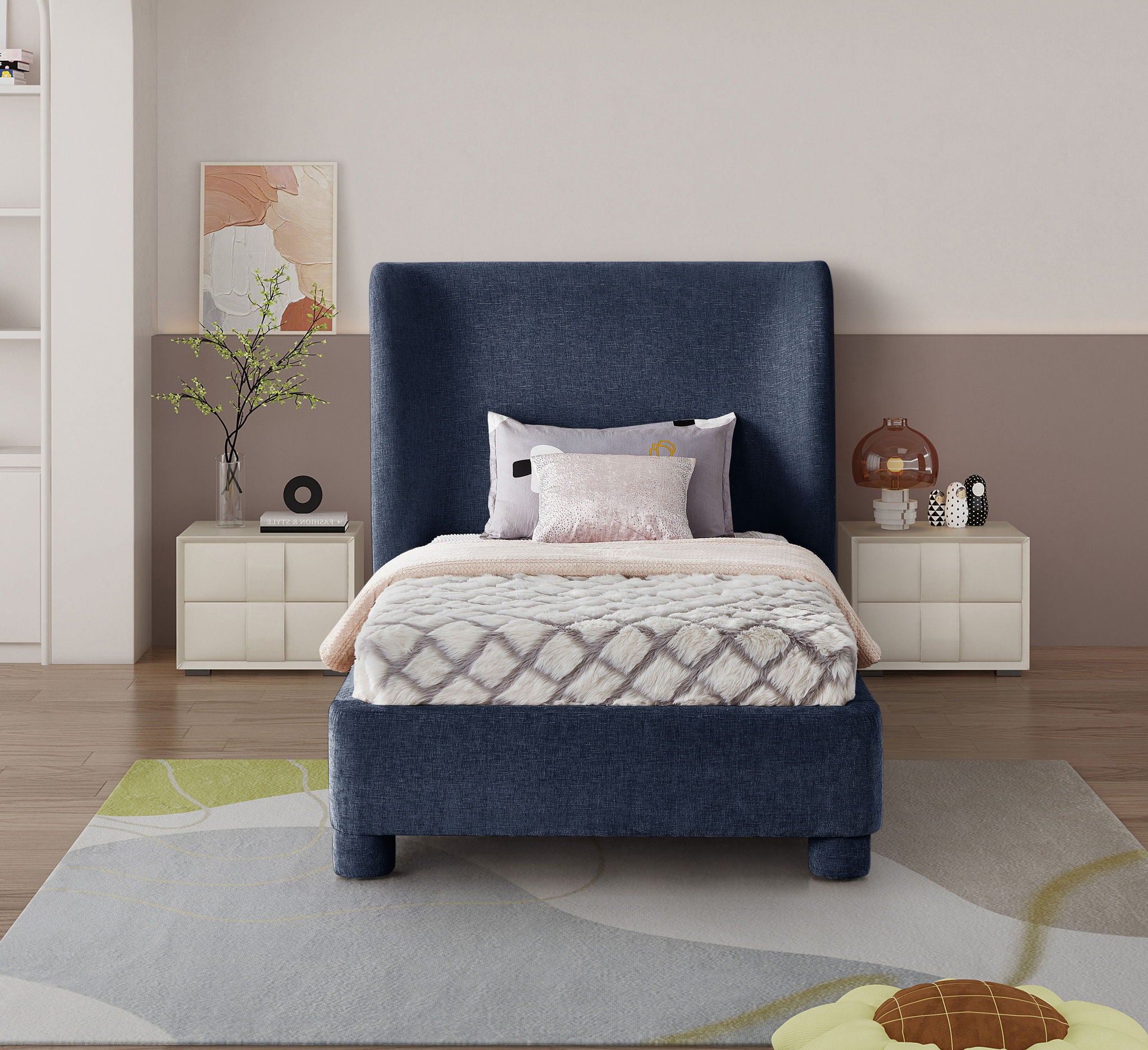 Penny - Chenille Fabric Bed - Urban Living Furniture (Los Angeles, CA)