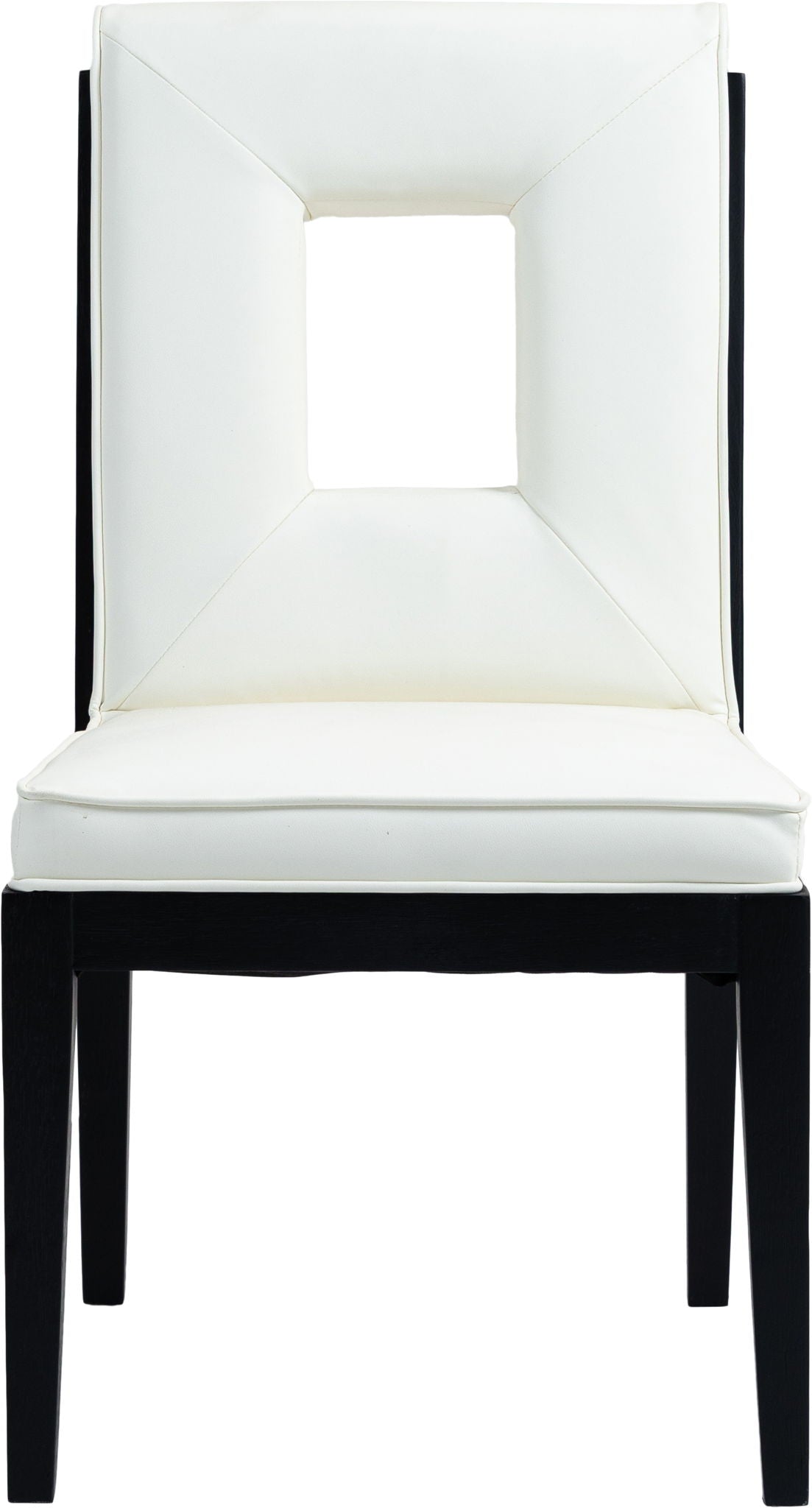 Gwendolyn - Faux Leather Dining Side Chair With Black Frame (Set of 2) - Urban Living Furniture (Los Angeles, CA)