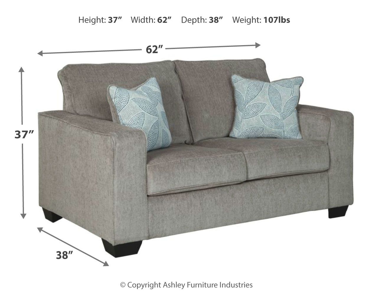Altari - Stationary Loveseat - Urban Living Furniture (Los Angeles, CA)
