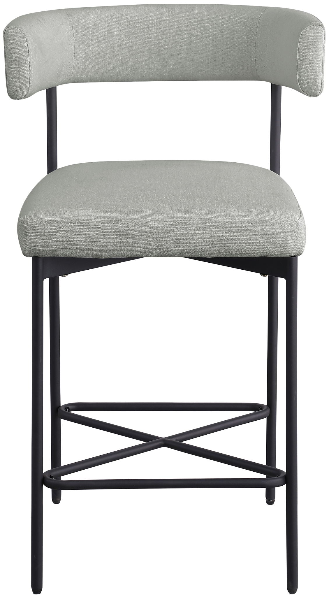 Rivage - Durable Stool With Black Frame (Set of 2) - Urban Living Furniture (Los Angeles, CA)