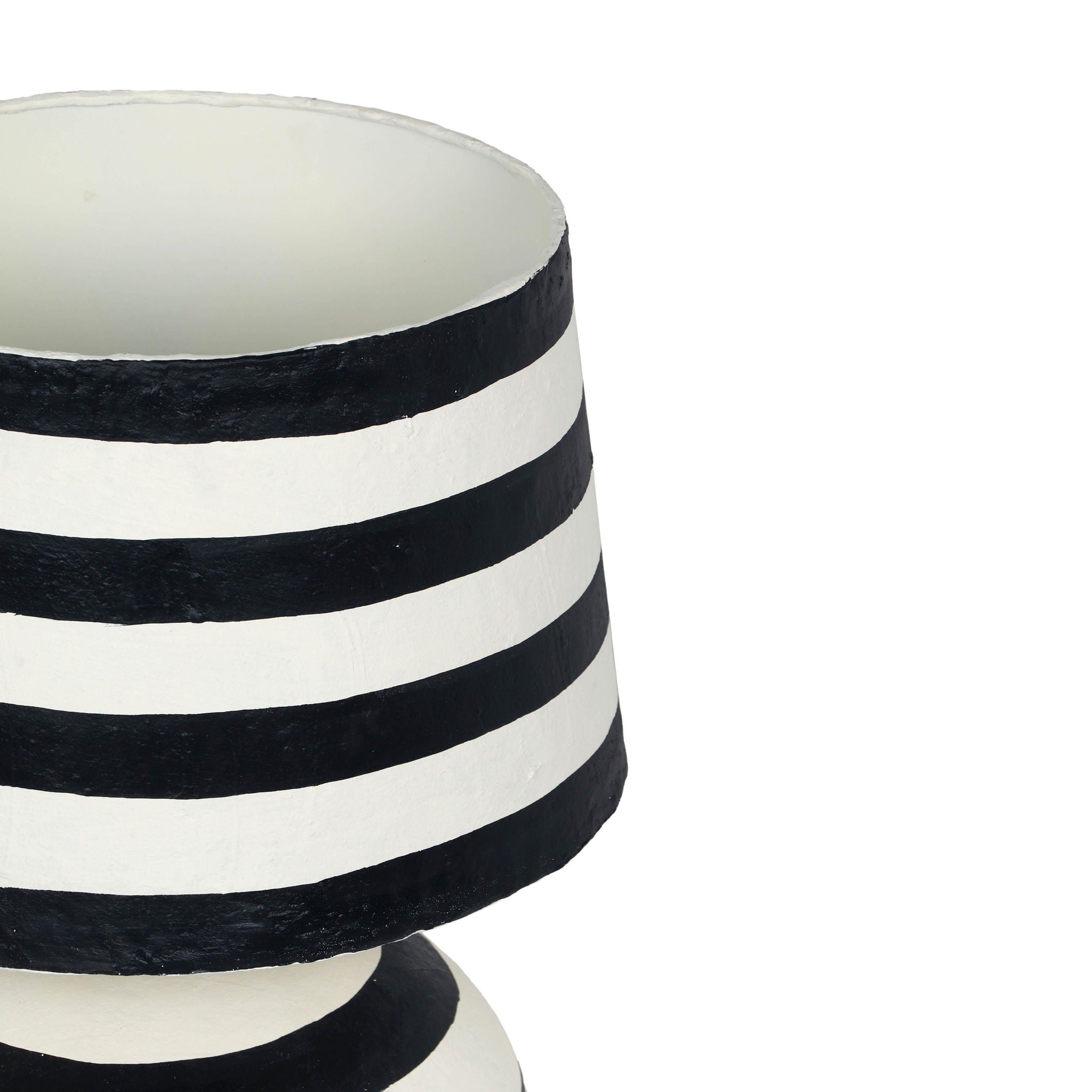 Positano - Striped Papier Mache Table Lamp - Urban Living Furniture (Los Angeles, CA)