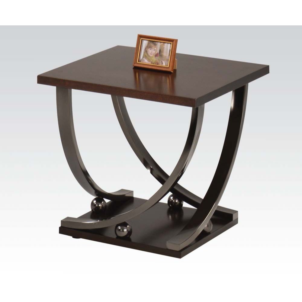 Isiah - End Table - Black Nickel - Urban Living Furniture (Los Angeles, CA)