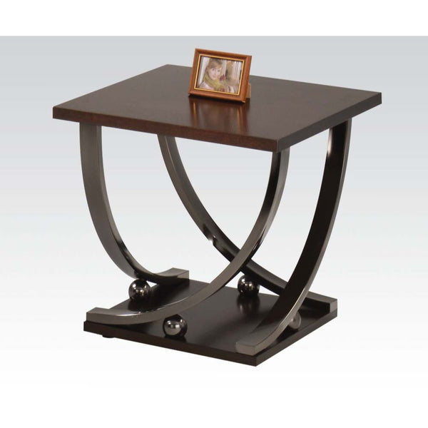 Isiah - End Table - Black Nickel - Urban Living Furniture (Los Angeles, CA)
