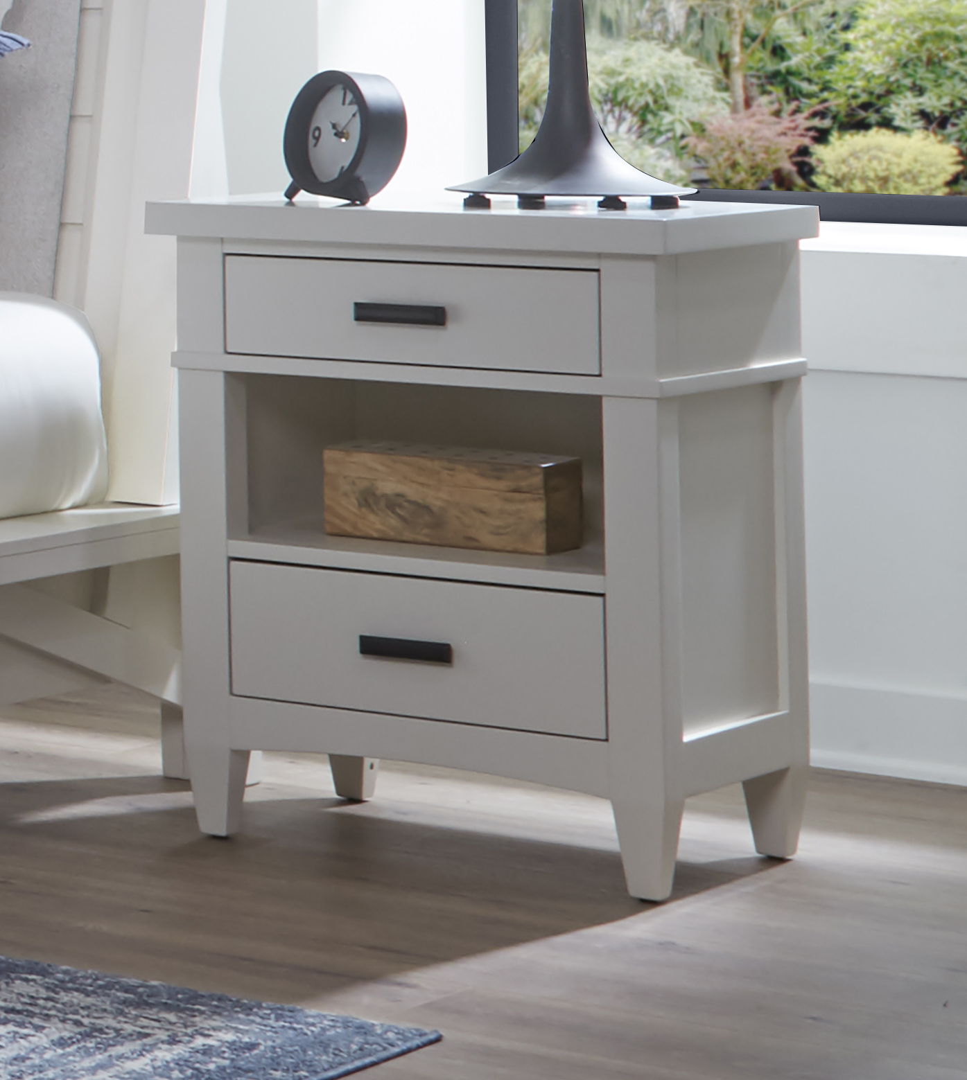 Americana Modern Bedroom - 2 Drawer Nightstand