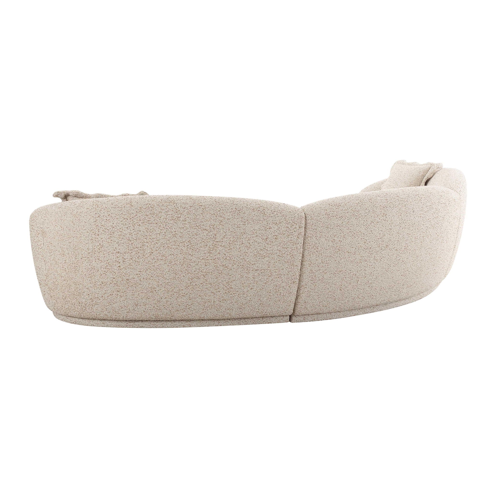 Marion - Textured Boucle Large Sectional - Two-Tone - Urban Living Furniture (Los Angeles, CA)