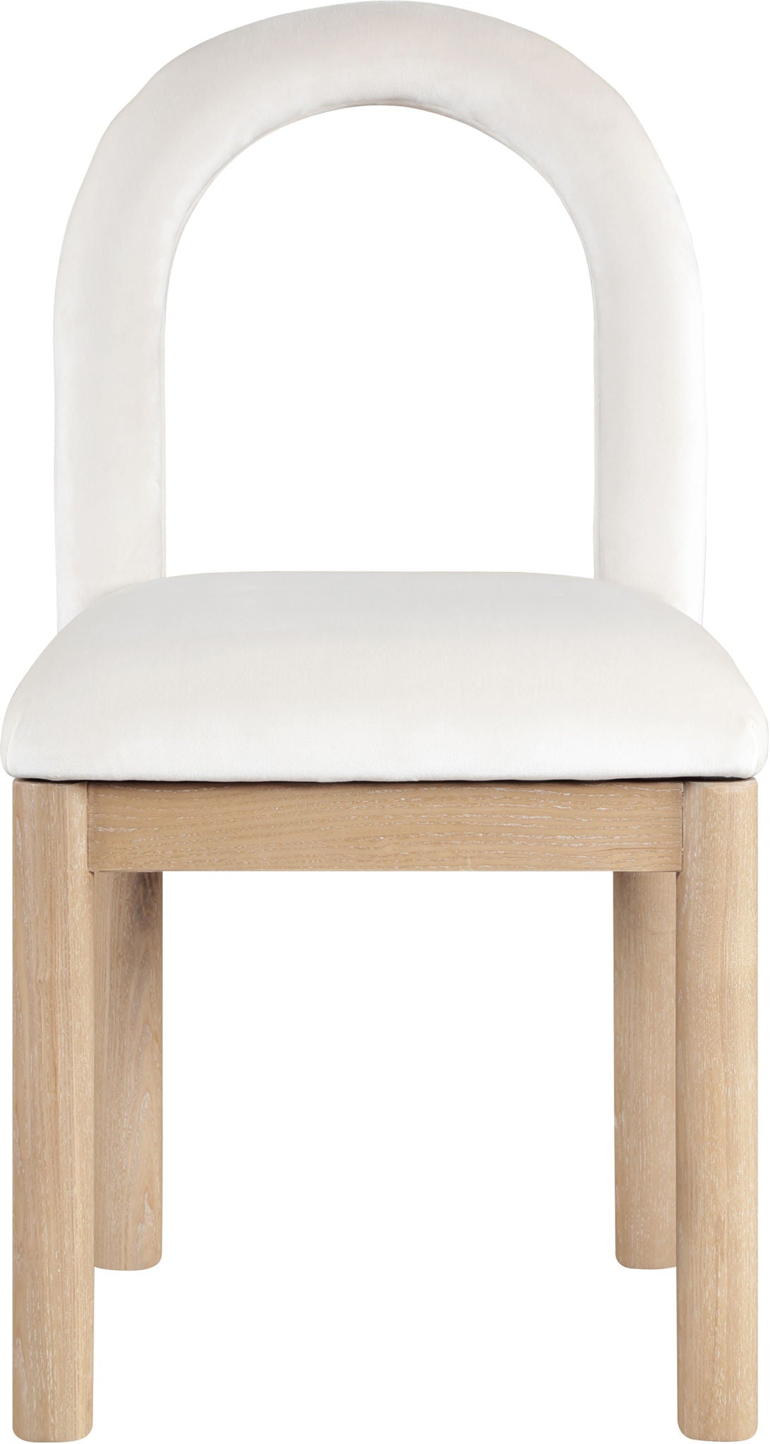 Conrad - Velvet Dining Chair With Natural Legs - Urban Living Furniture (Los Angeles, CA)