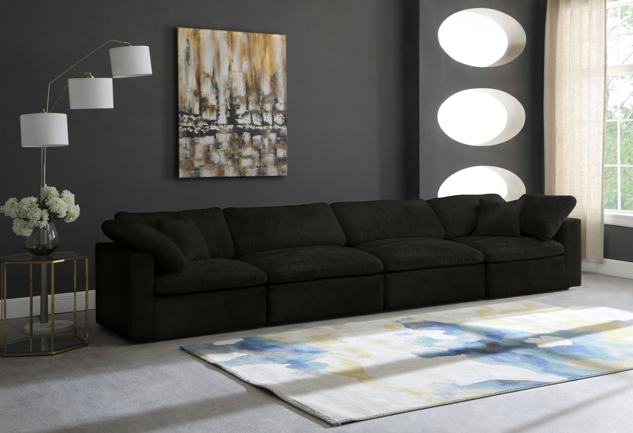 Cozy - Modular 4 Seat Sofa - Urban Living Furniture (Los Angeles, CA)