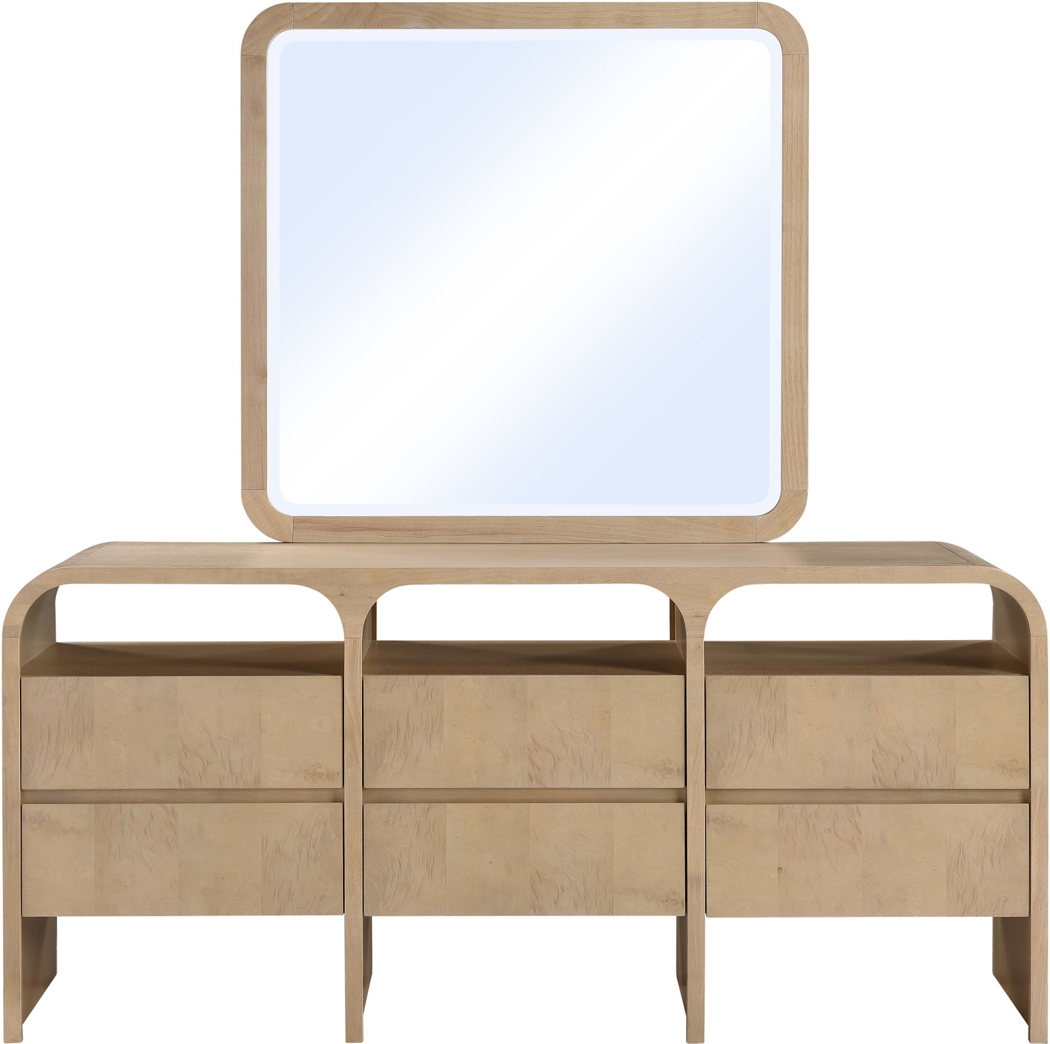 Giada - Solid Wood And Veneer Mirror - Urban Living Furniture (Los Angeles, CA)