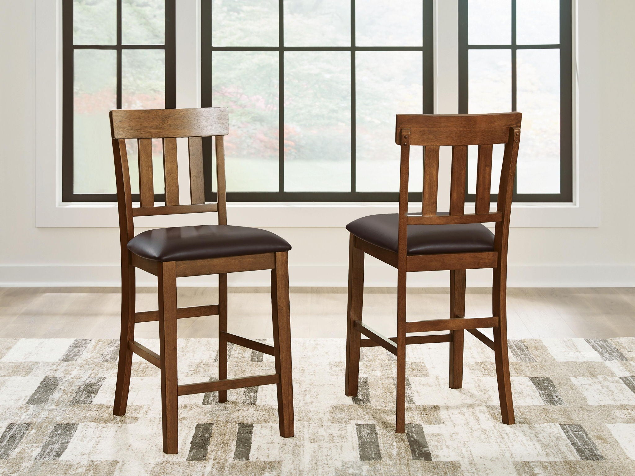 Ralene - Upholstered Barstool (Set of 2) - Medium Brown - Urban Living Furniture (Los Angeles, CA)
