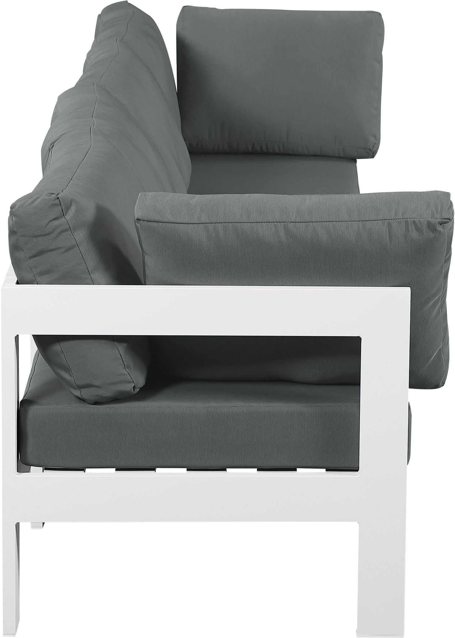 Nizuc - Outdoor Patio 4 Seat Modular Sofa With White Frame - Urban Living Furniture (Los Angeles, CA)