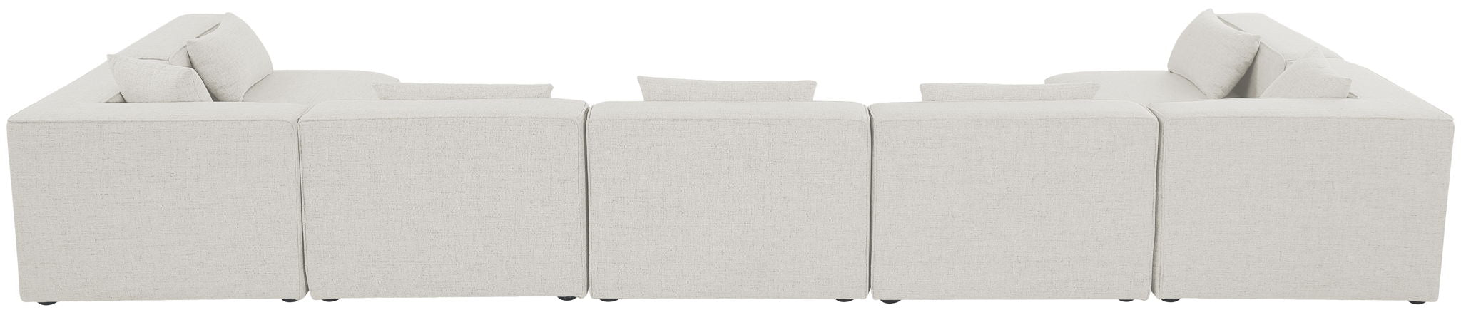 Cube - Linen 7 Piece Modular U-Shaped Sectional - Urban Living Furniture (Los Angeles, CA)