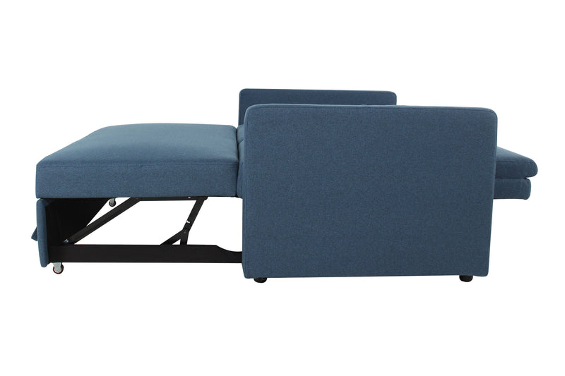 Sleeper Pull Out Loveseat Couch With Adjustable Backrest