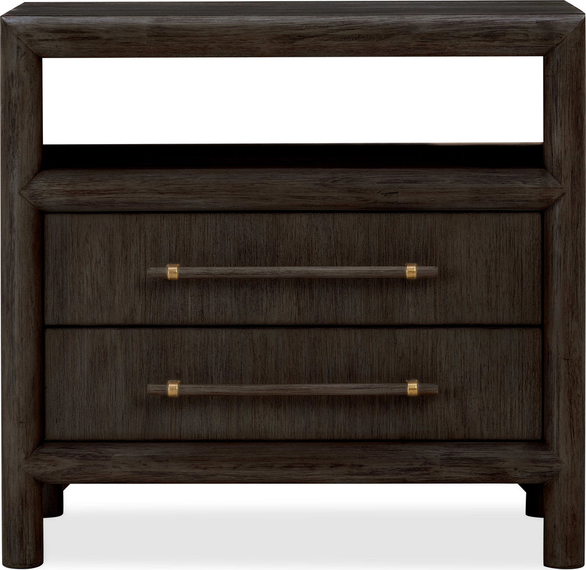 Dorsey - Two Drawer USB-Charging Nightstand