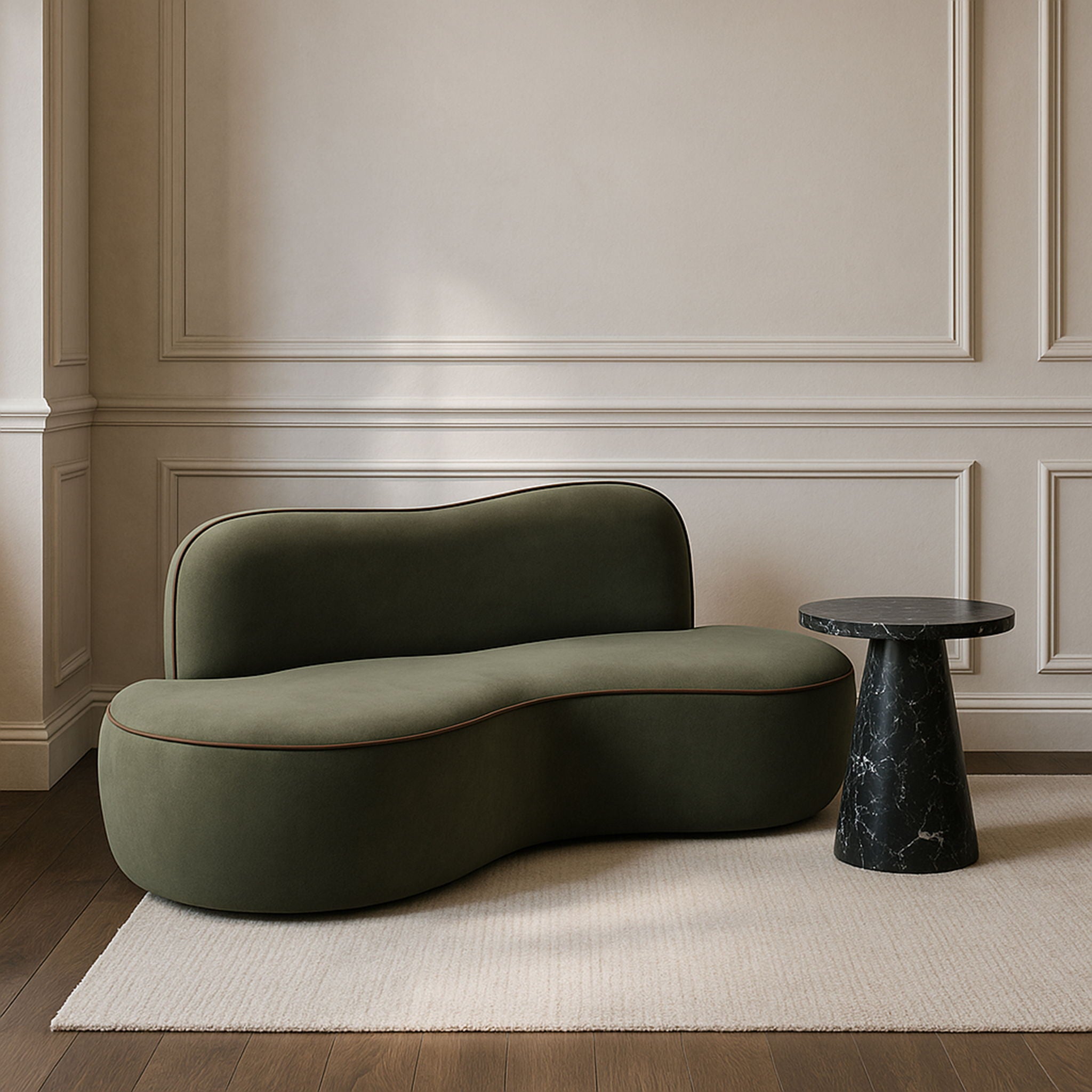 Swerve - Velvet 77" Upholstered Loveseat - Urban Living Furniture (Los Angeles, CA)