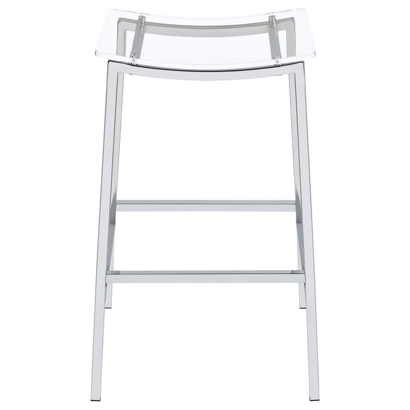 Jovani - Acrylic Backless Bar Stools (Set of 2)