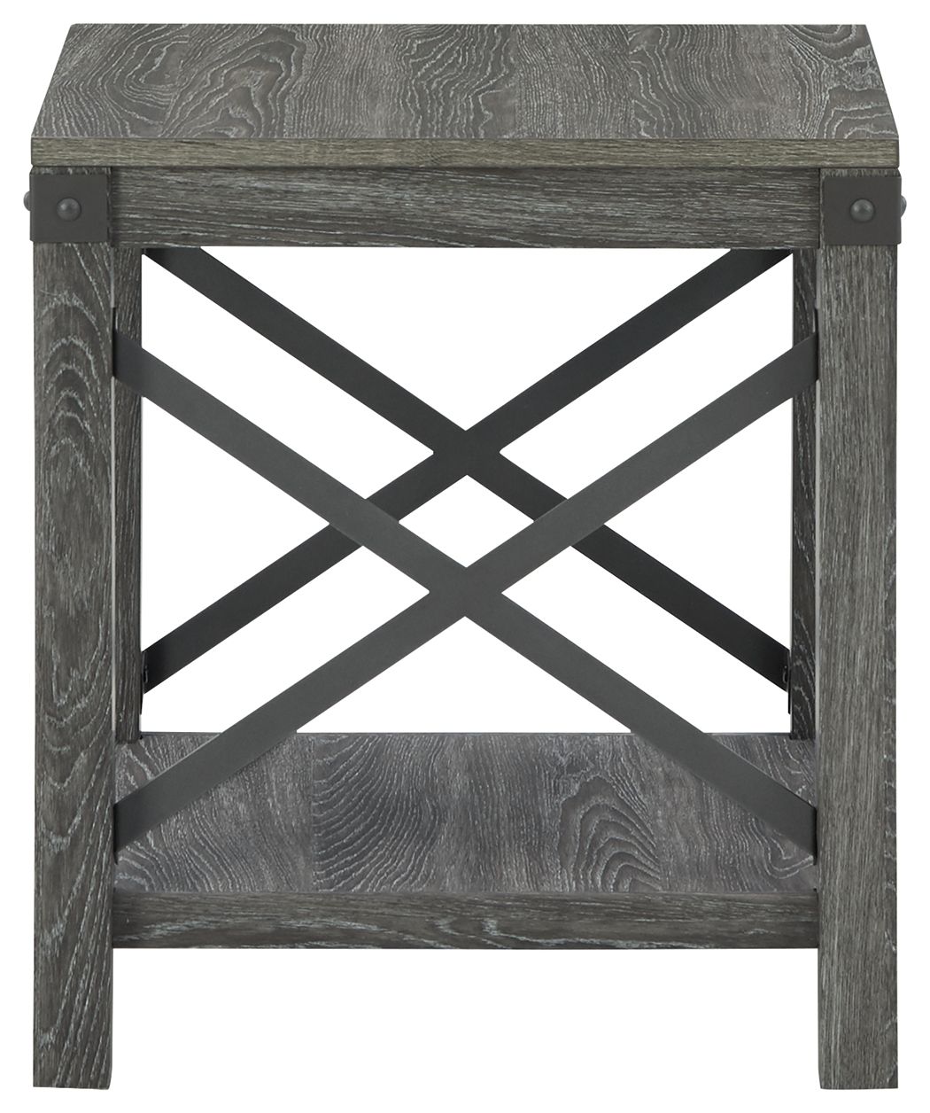 Freedan - Grayish Brown - Square End Table - Urban Living Furniture (Los Angeles, CA)