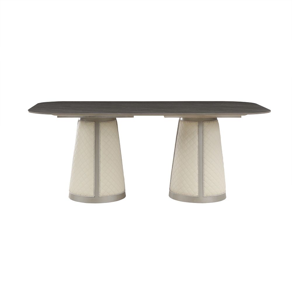 Kasa - Dining Table - Champagne - Urban Living Furniture (Los Angeles, CA)