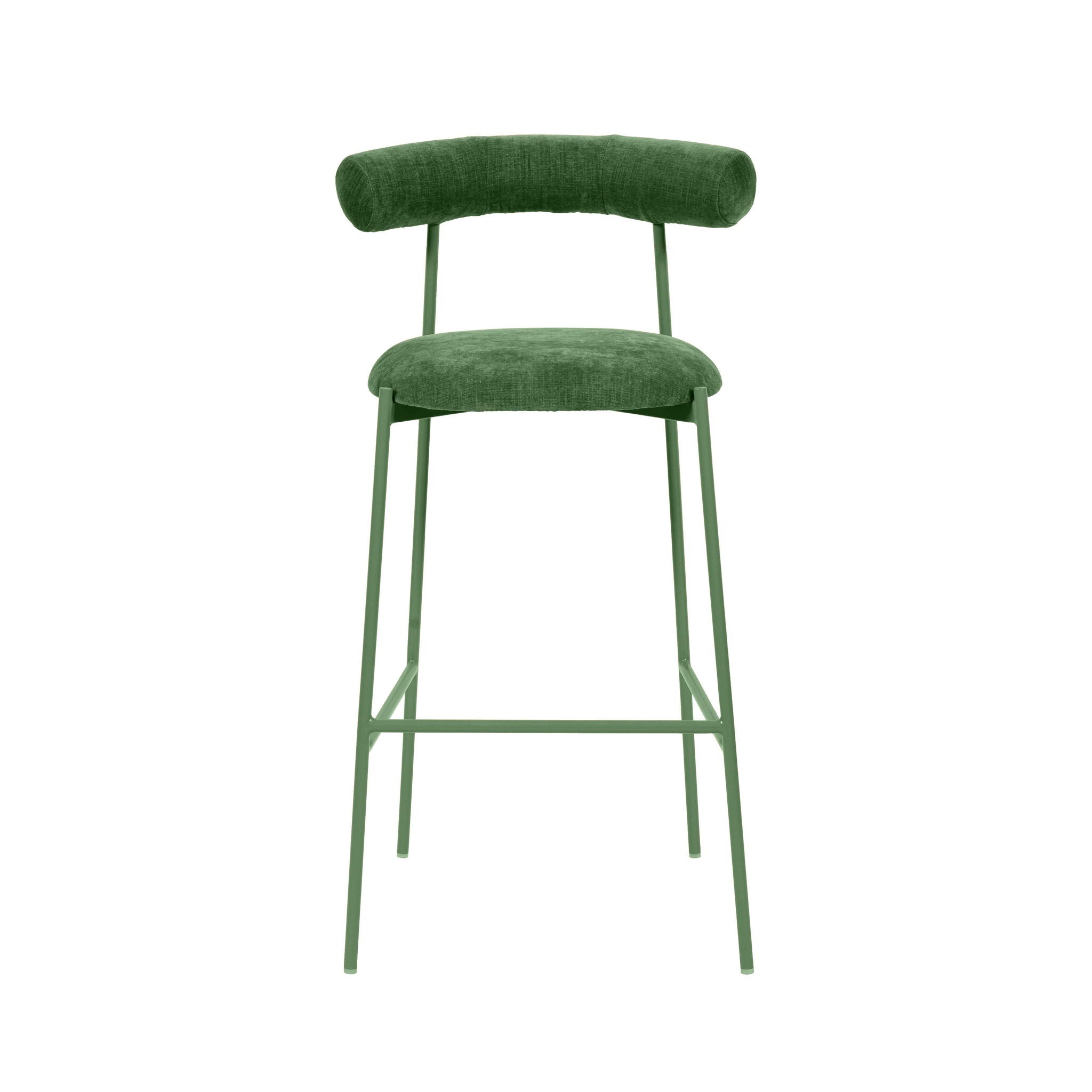 Liliana - Velvet Bar Stool - Urban Living Furniture (Los Angeles, CA)