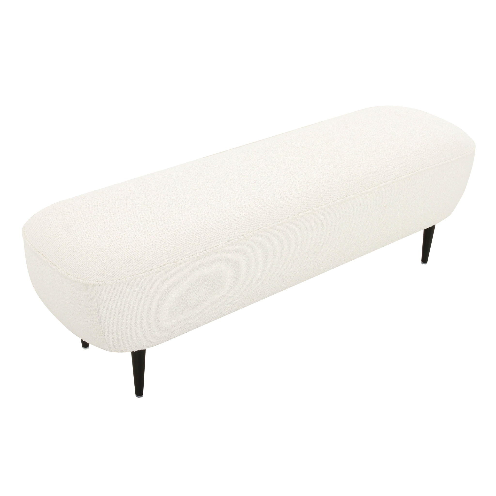 Denise - Boucle Bench - Cream - Urban Living Furniture (Los Angeles, CA)