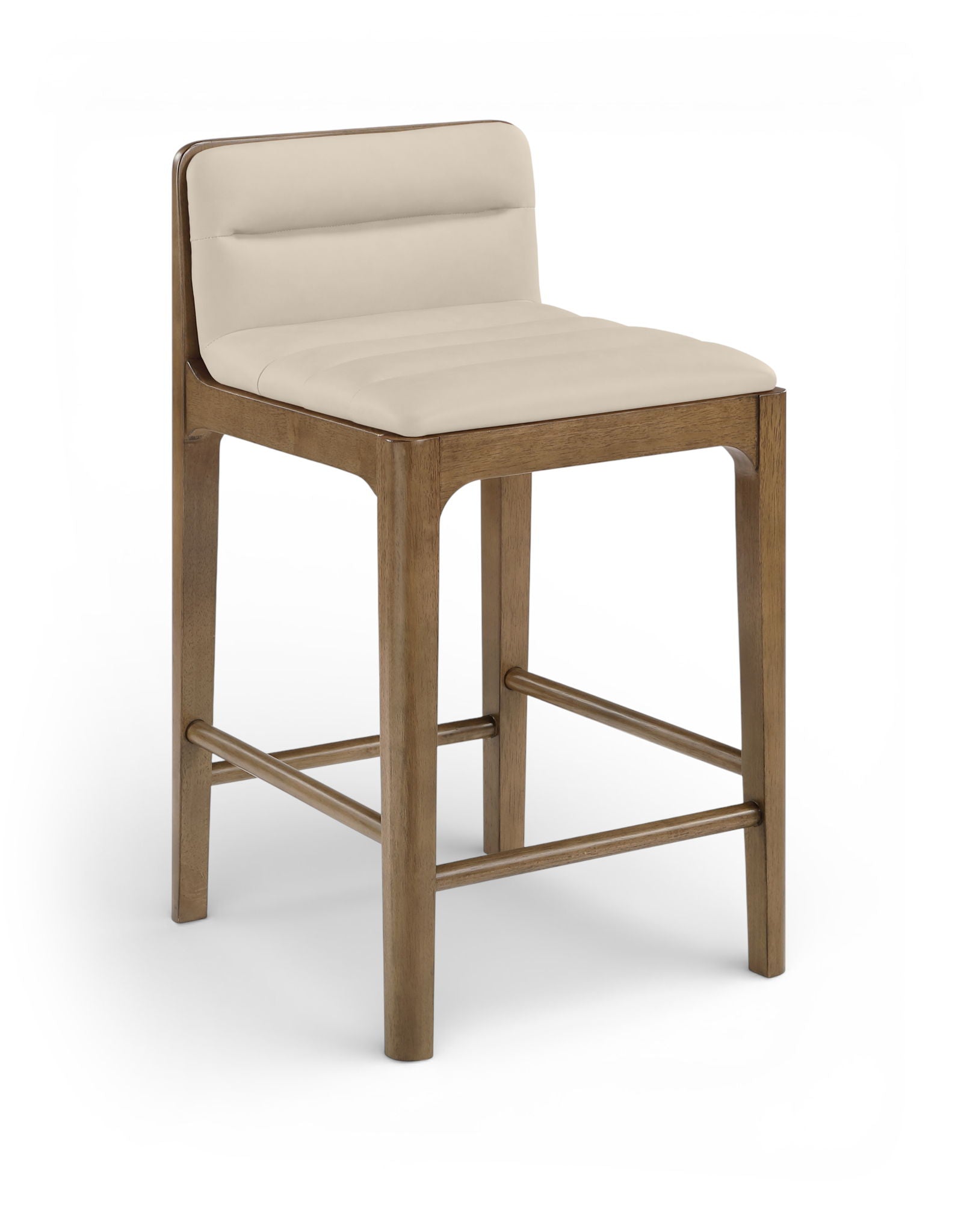 Ellis - Vegan Leather Upholstered Counter Stool (Set of 2) - Brown Base - Urban Living Furniture (Los Angeles, CA)